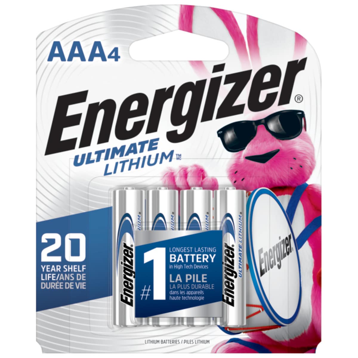 Accessoires Energie - 4 Piles Aaa Lithium Energizer