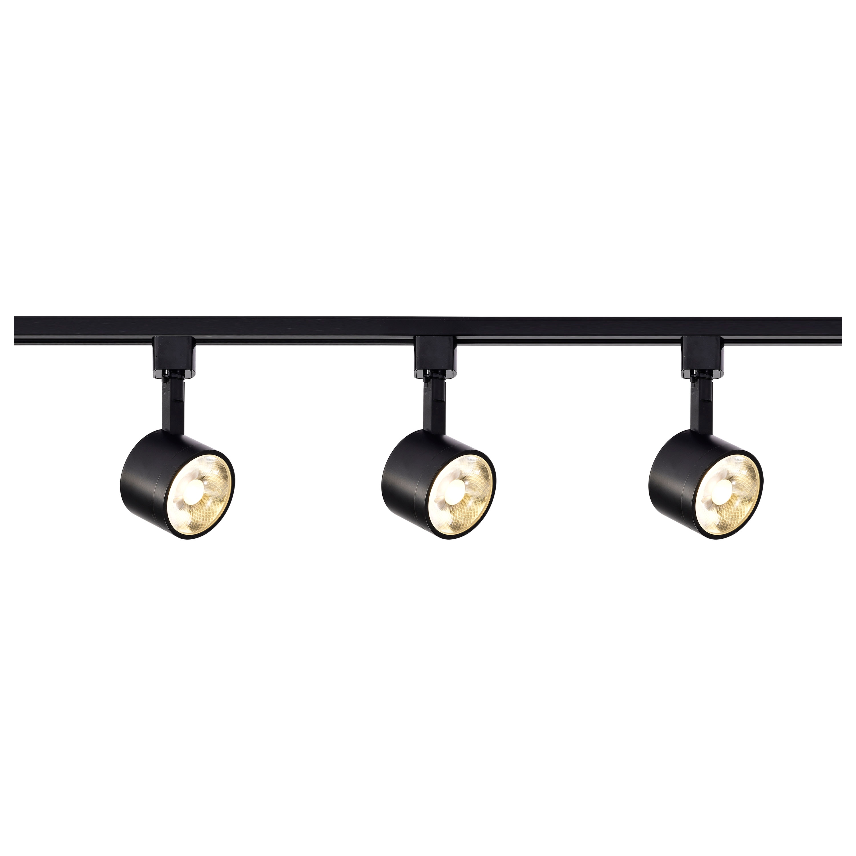 SATCO NUVO 2.25-in 3-Light Black dimmable LED Modern/Contemporary ...