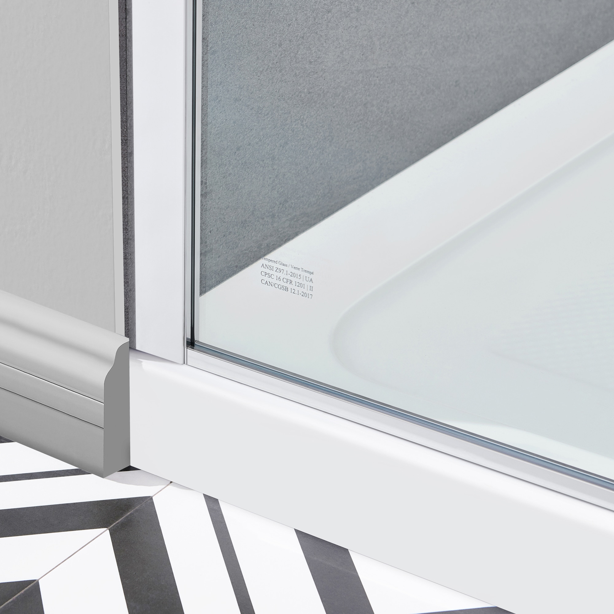 allen + roth DAVIDSON-48GP-CH Shower-Doors - View #9
