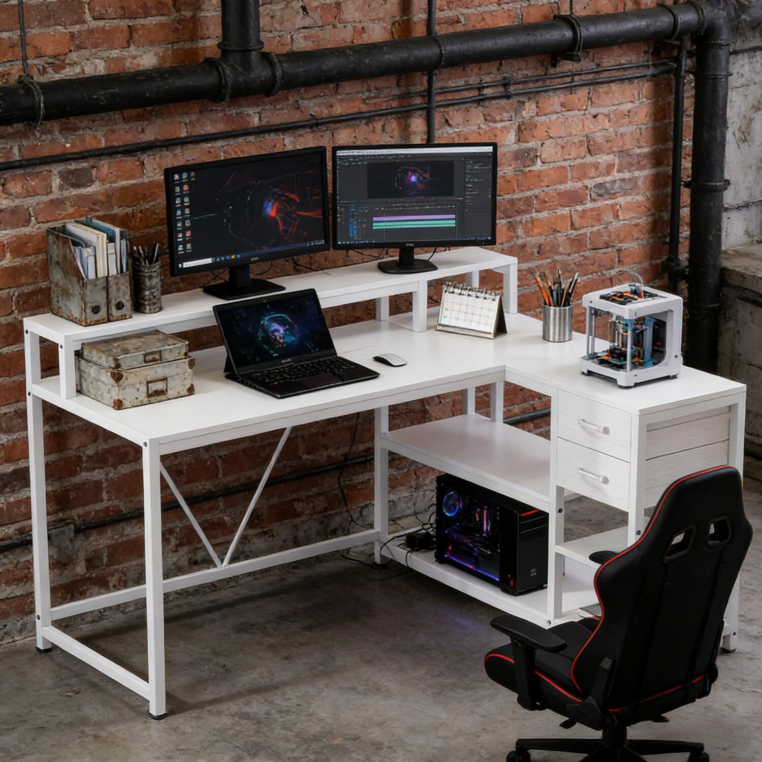 GZMR GZJH-062-BL desks - View #4