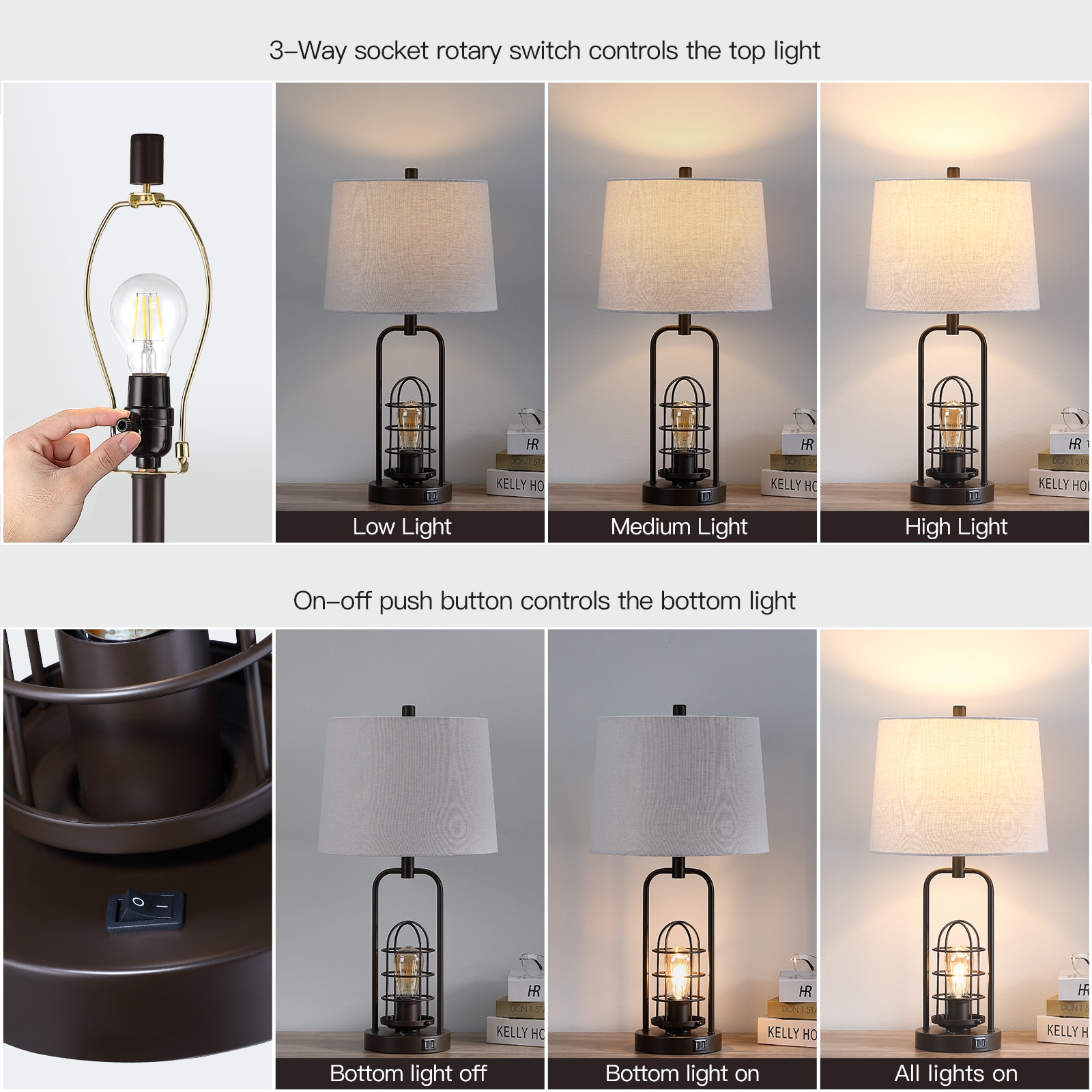 True Fine 30015T-2PK Table-Lamps - View #12