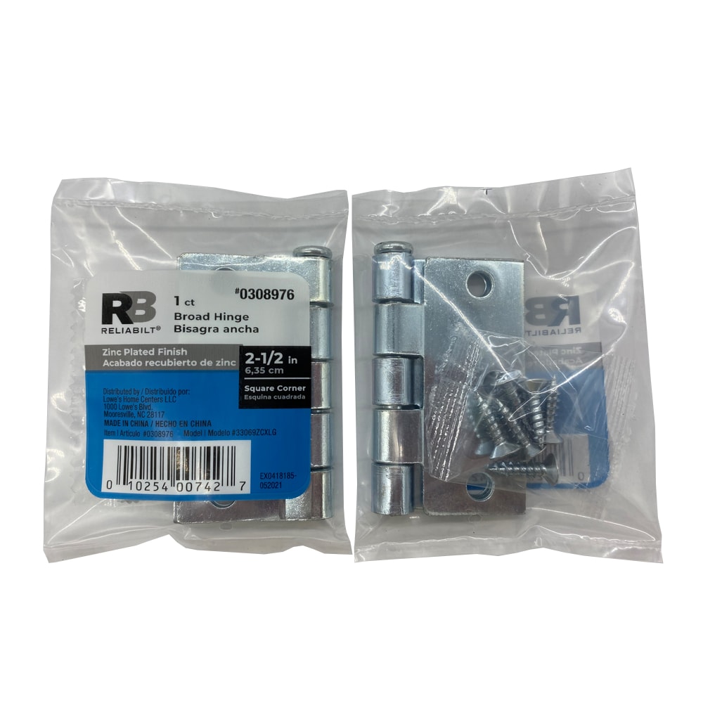 RELIABILT 33069ZCXLG Entry-Door-Hinges - View #8