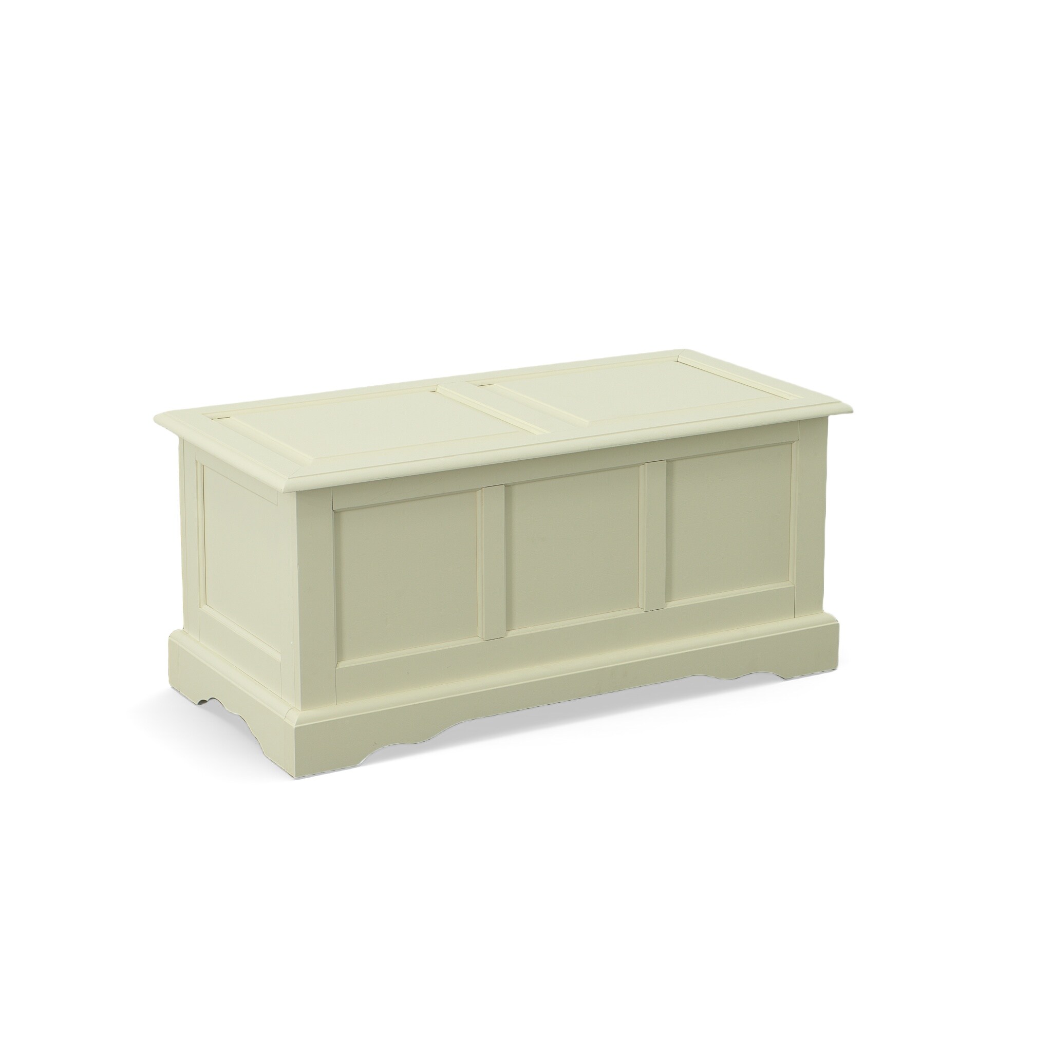 Carolina Cottage 4119-AP Camella Antique ivory Asian hardwood Standard chest