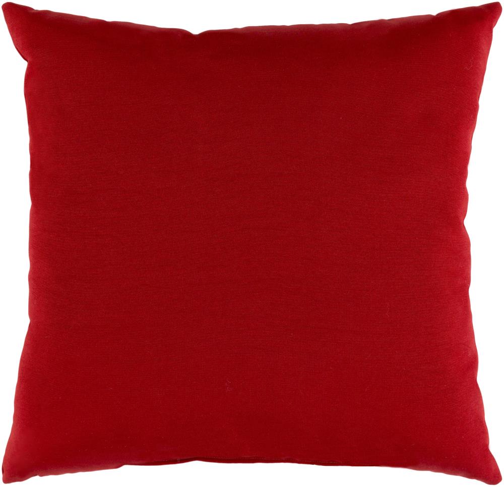 Surya EI006-1616 Essien 16-in x 16-in Red Square Indoor Decorative Cover