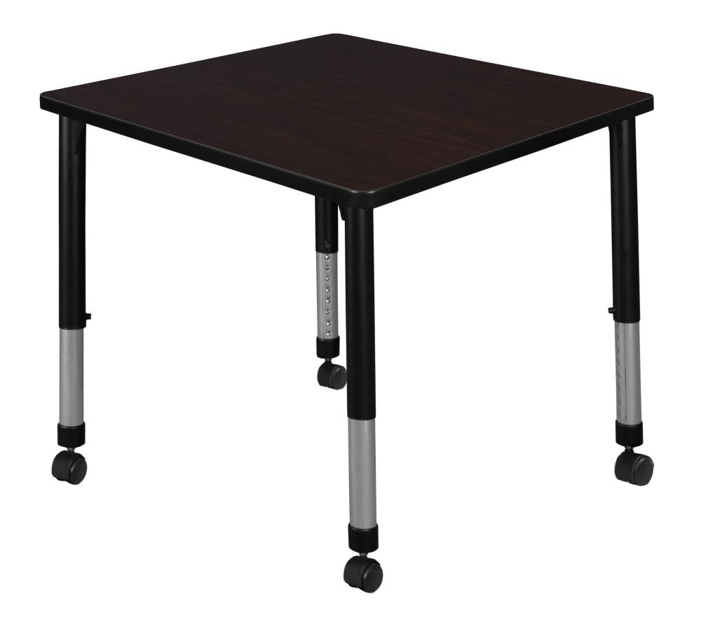 Regency TB3030MWAPCBK Classroom Tables Brown 4-Person Training Table (30-in W x 34-in H)