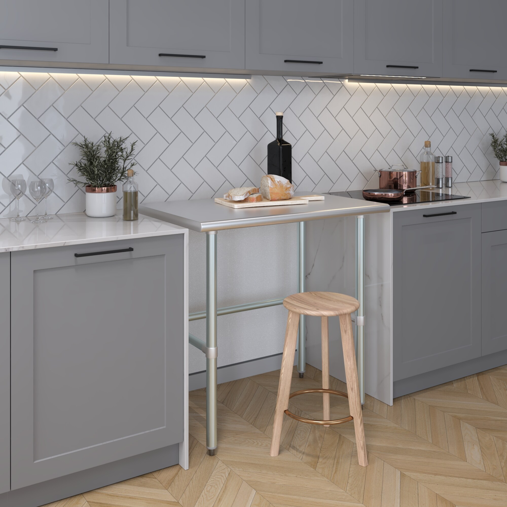 Amgood LWT-2436-RCB Kitchen-Furniture - View #6