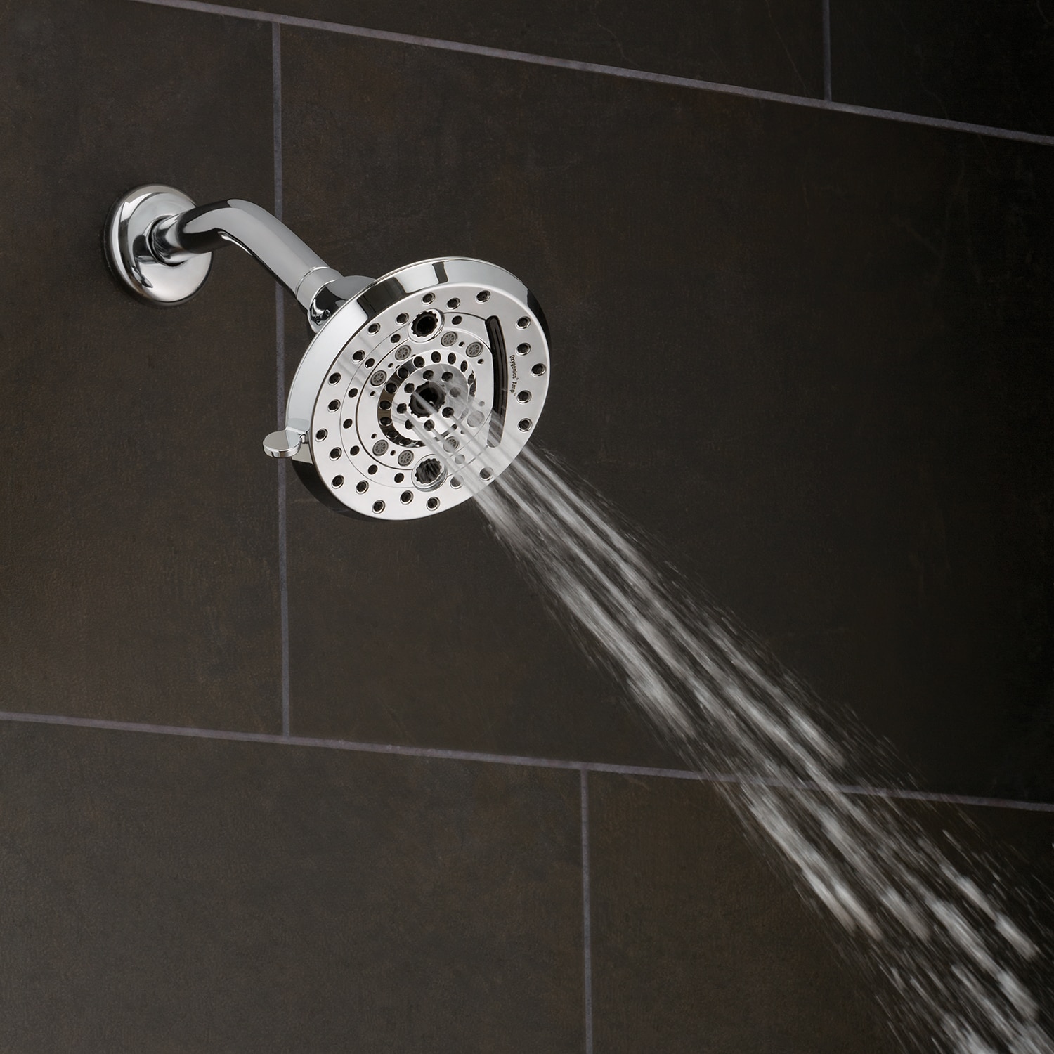 Amp Polished Chrome 5-Inch Wall Mounted Shower Head