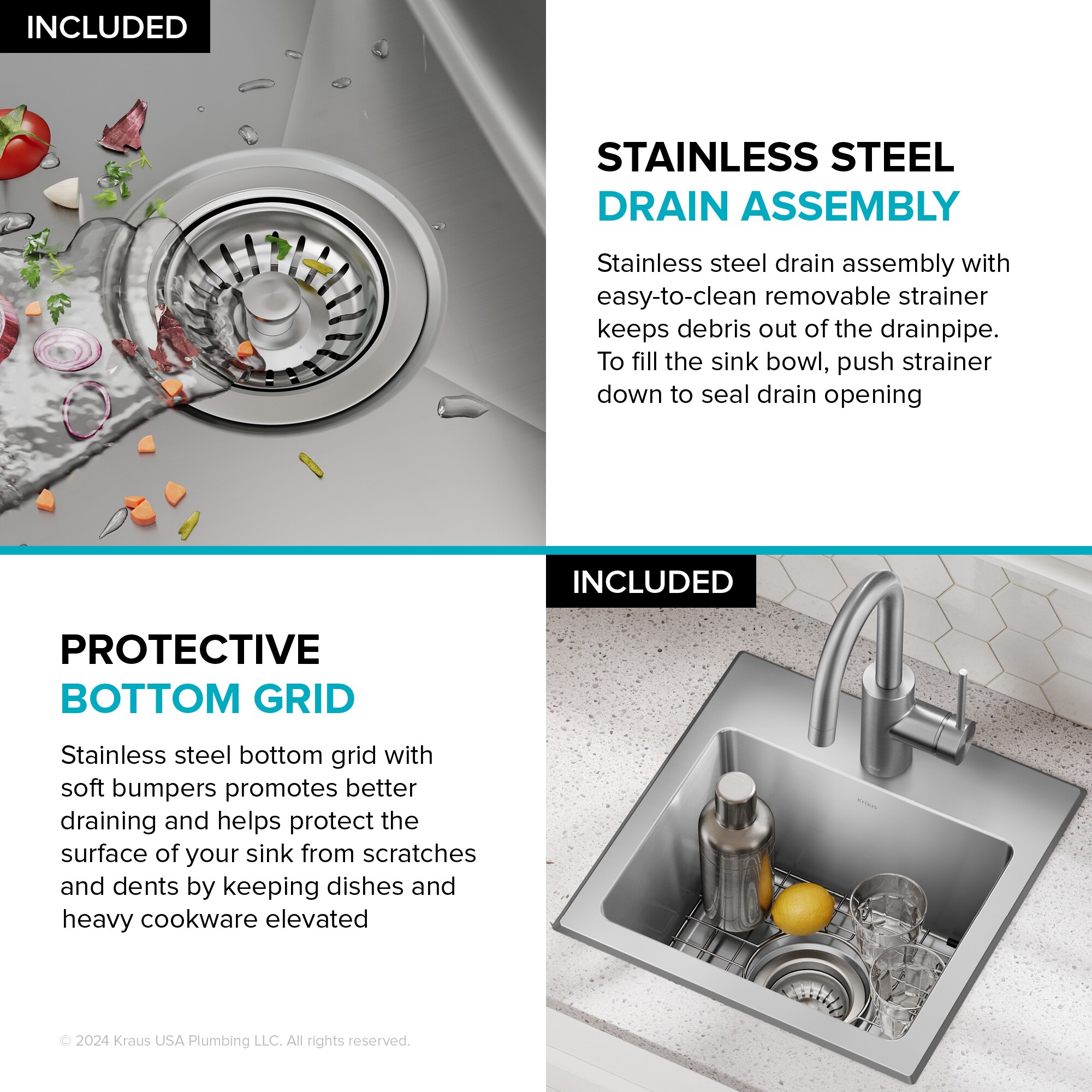 Kraus KHT631-15 Kitchen-Sinks - View #10