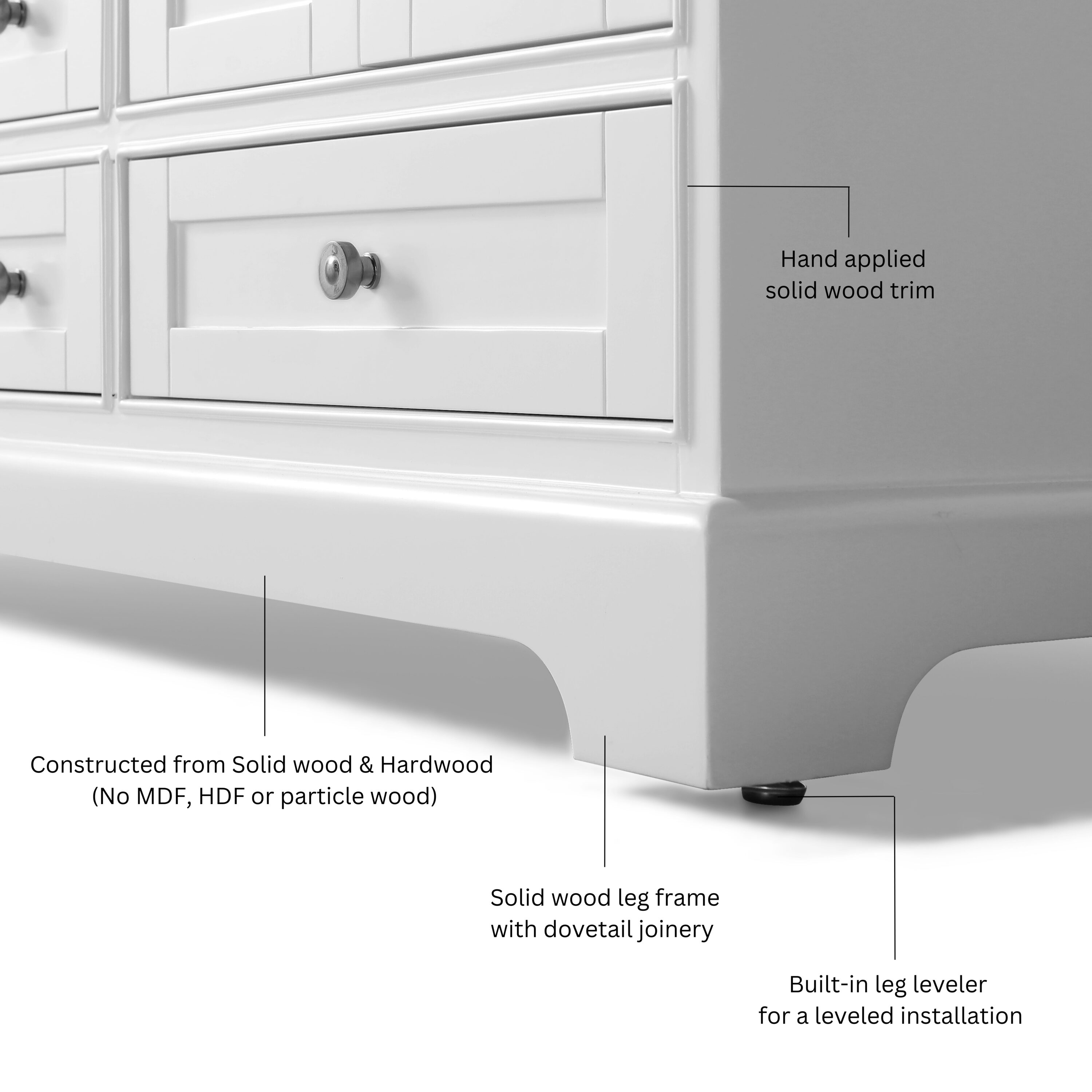 Ancerre Designs VTS-AUDREY-84-W-QCL Bath-Vanity-Combo - View #5