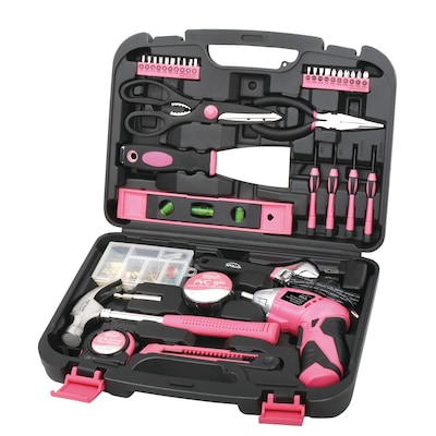 Apollo Tools 135pc Tool Kit - Pink Lowes.com