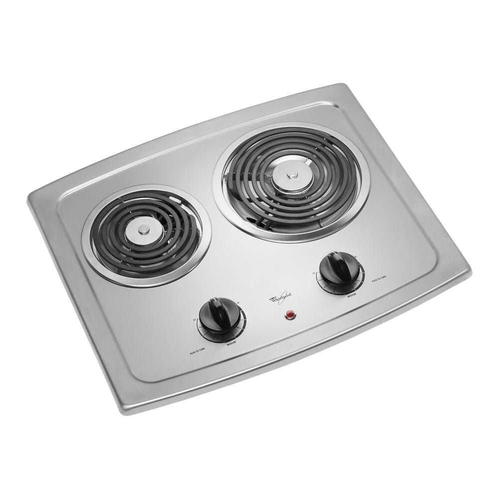 Whirlpool RCS2012RS 21 Electric Cooktop - Stainless Steel
