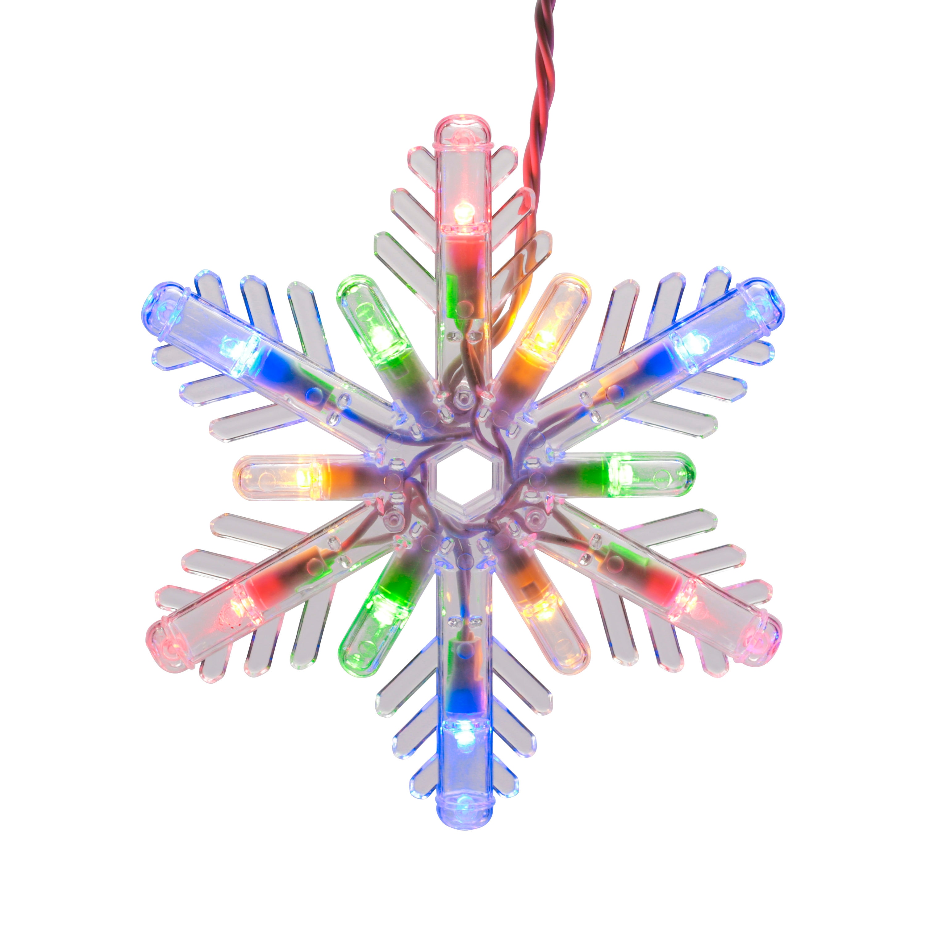 Plastic Ice Tray Snowflake, Multicolor