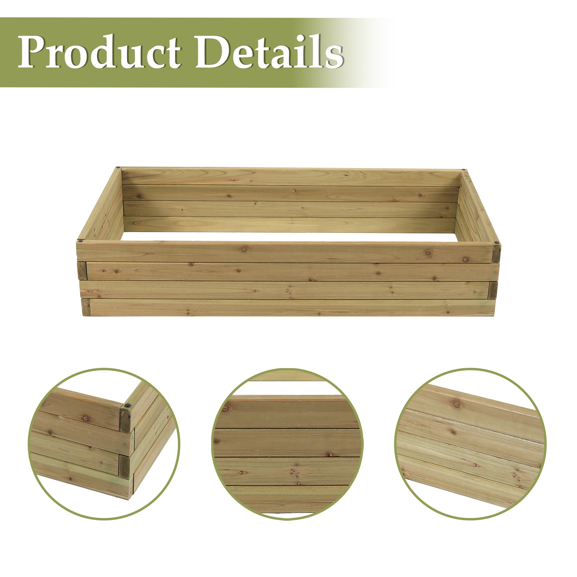LuxenHome WHPL883 Raised-Garden-Beds - View #6
