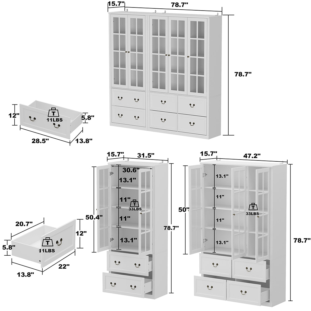 Homsee V-KF020314+315-034 bookcases - View #9