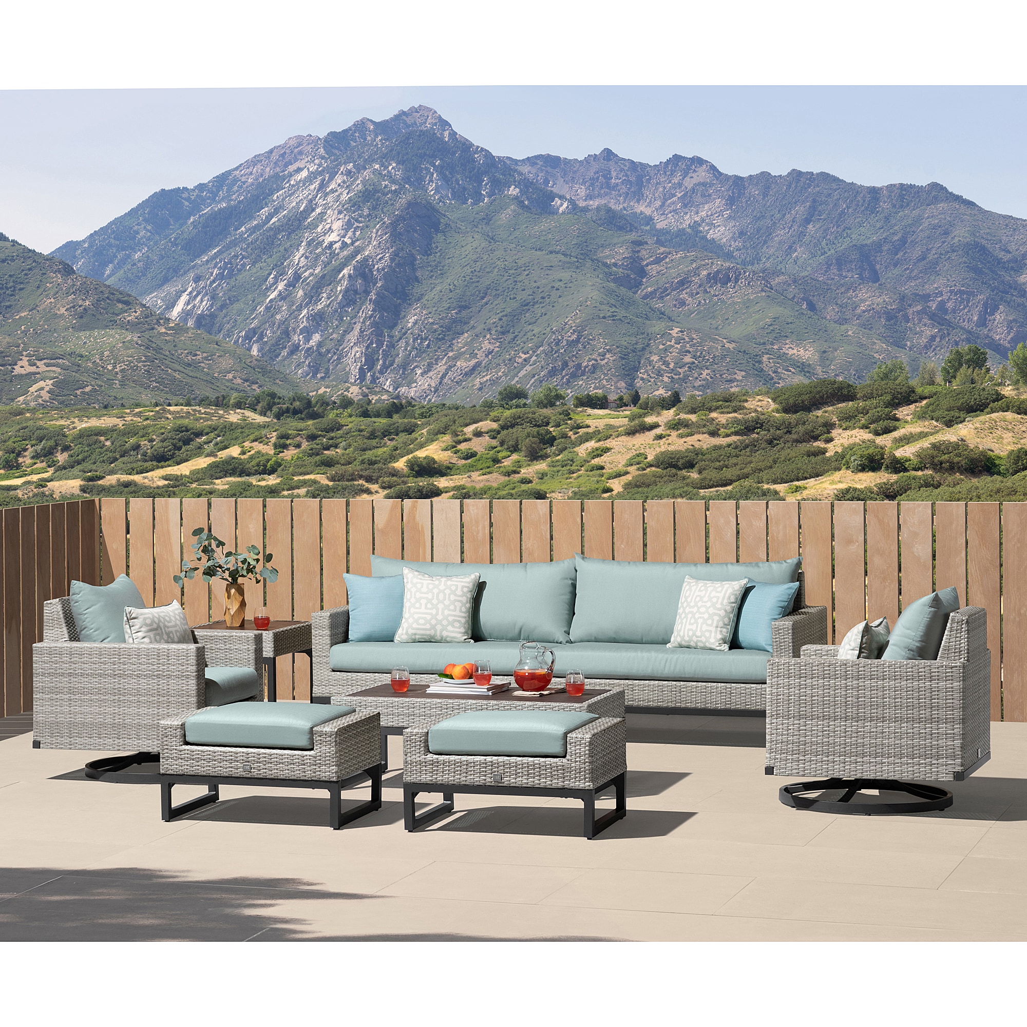 RST Brands OP-PESS8M-MILO-G-SPA Patio-Conversation-Sets - View #2