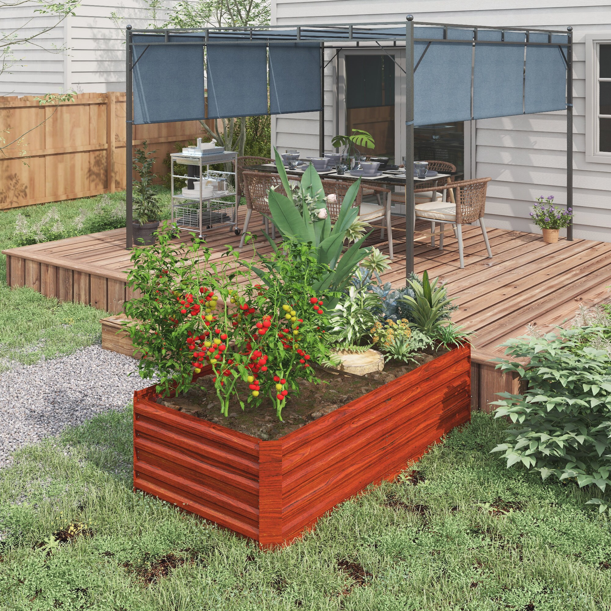 AHIOU HOME ZAAHG-P172572GB Raised-Garden-Beds - View #3