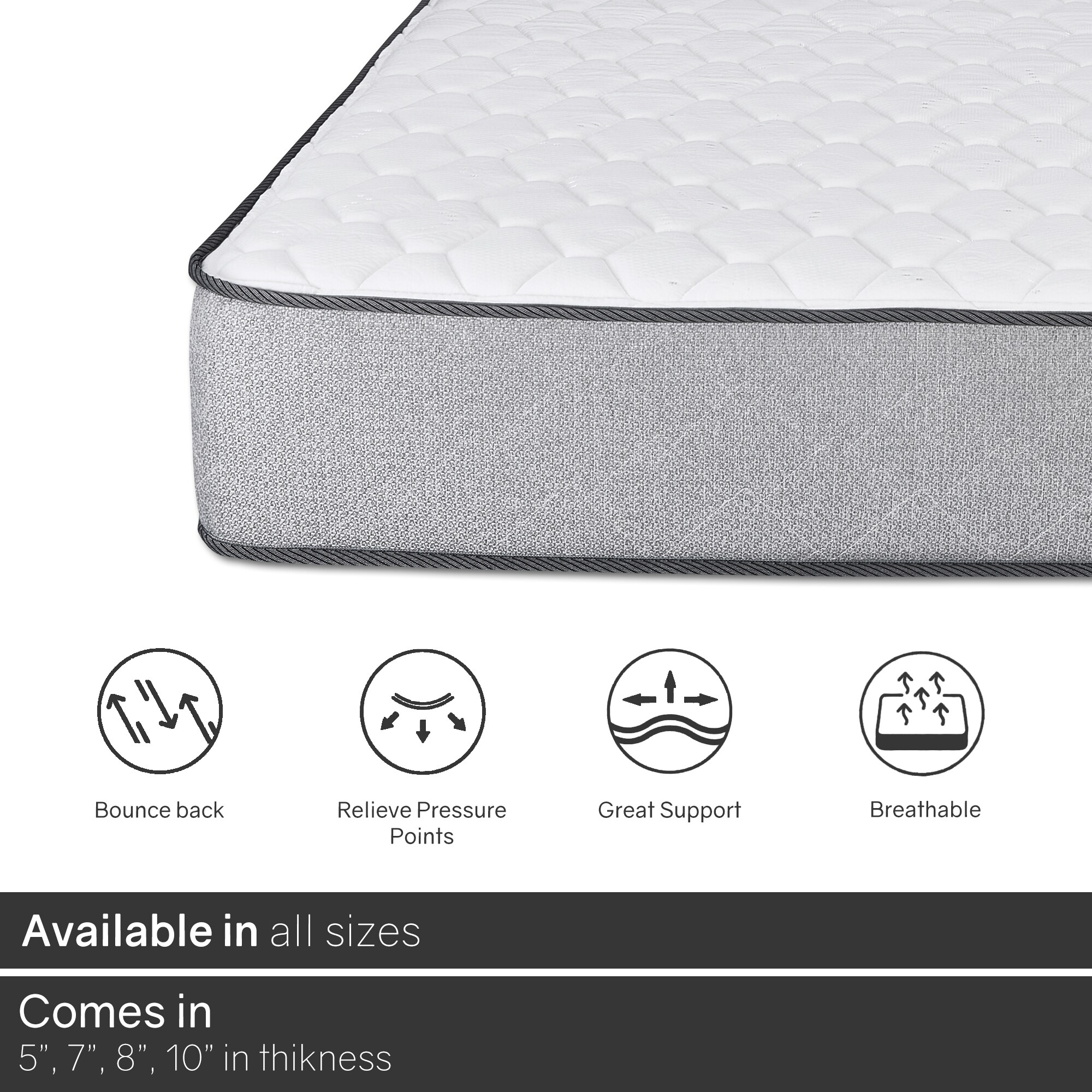 Glance FM700-4/6XL Mattresses-Boxsprings - View #5
