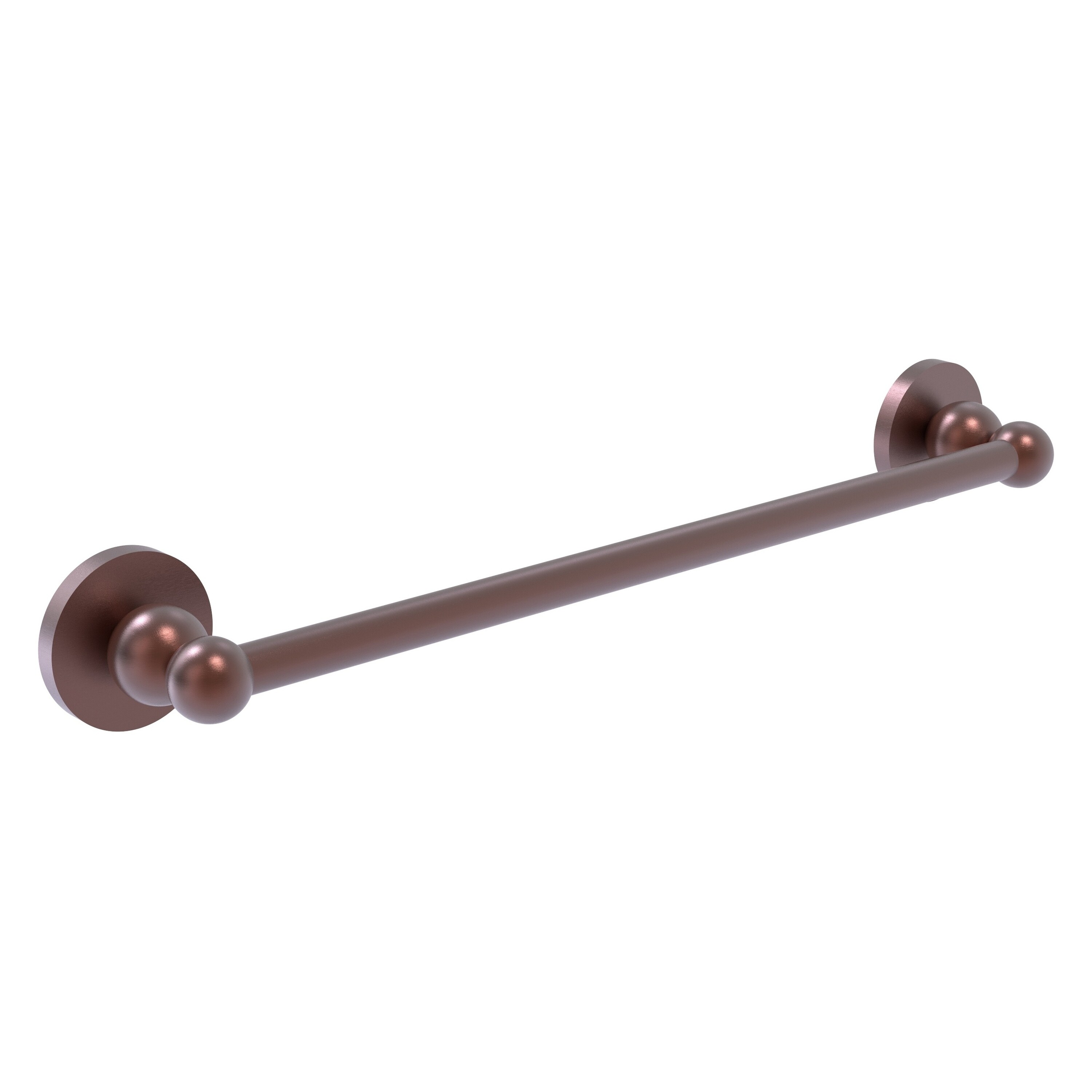 Allied Brass BL-41/36-CA Bolero 36-in Antique Copper Wall mount Single Towel Bar