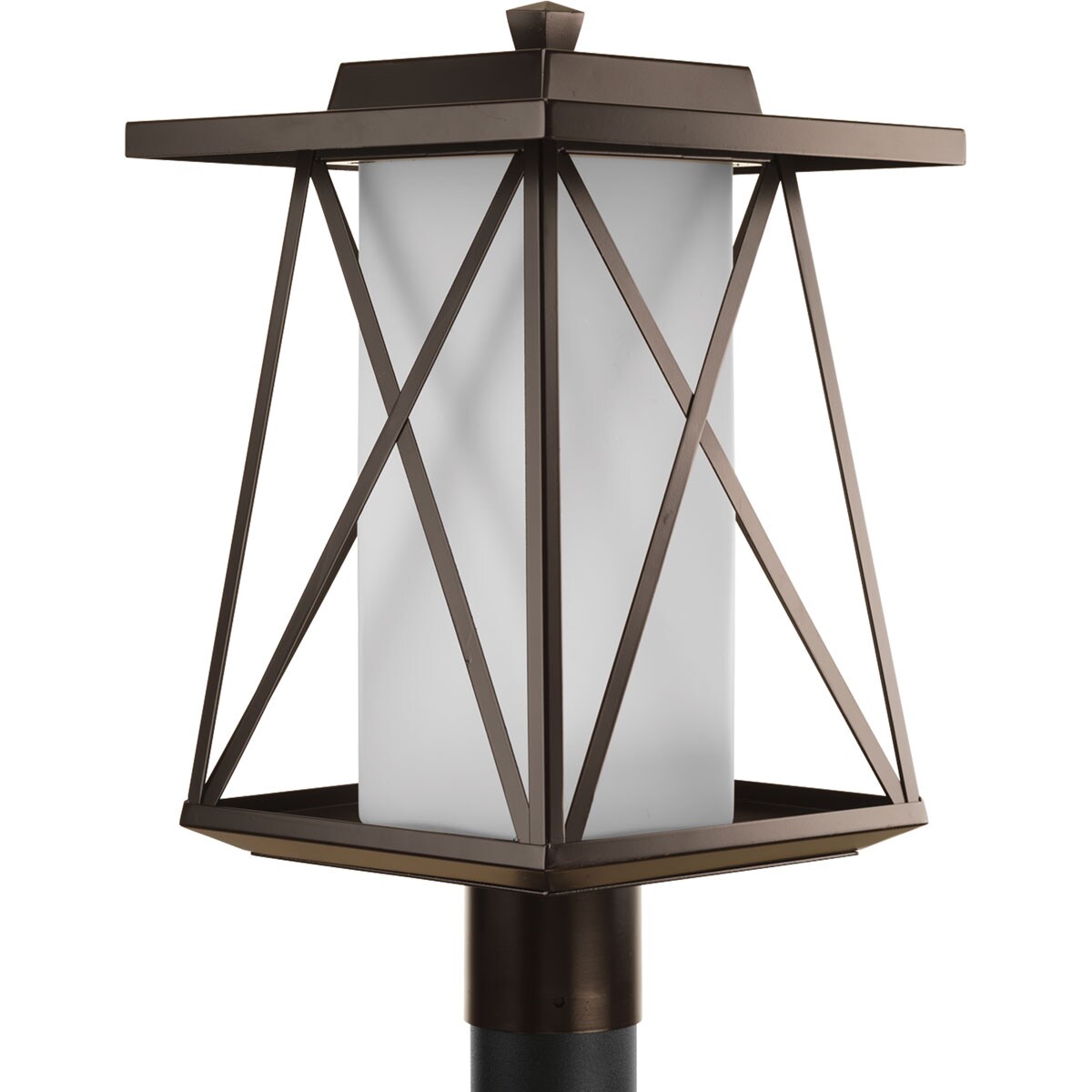 Progress Lighting P6434-20 Scope 18-in Antique Bronze Transitional Outdoor Post Light