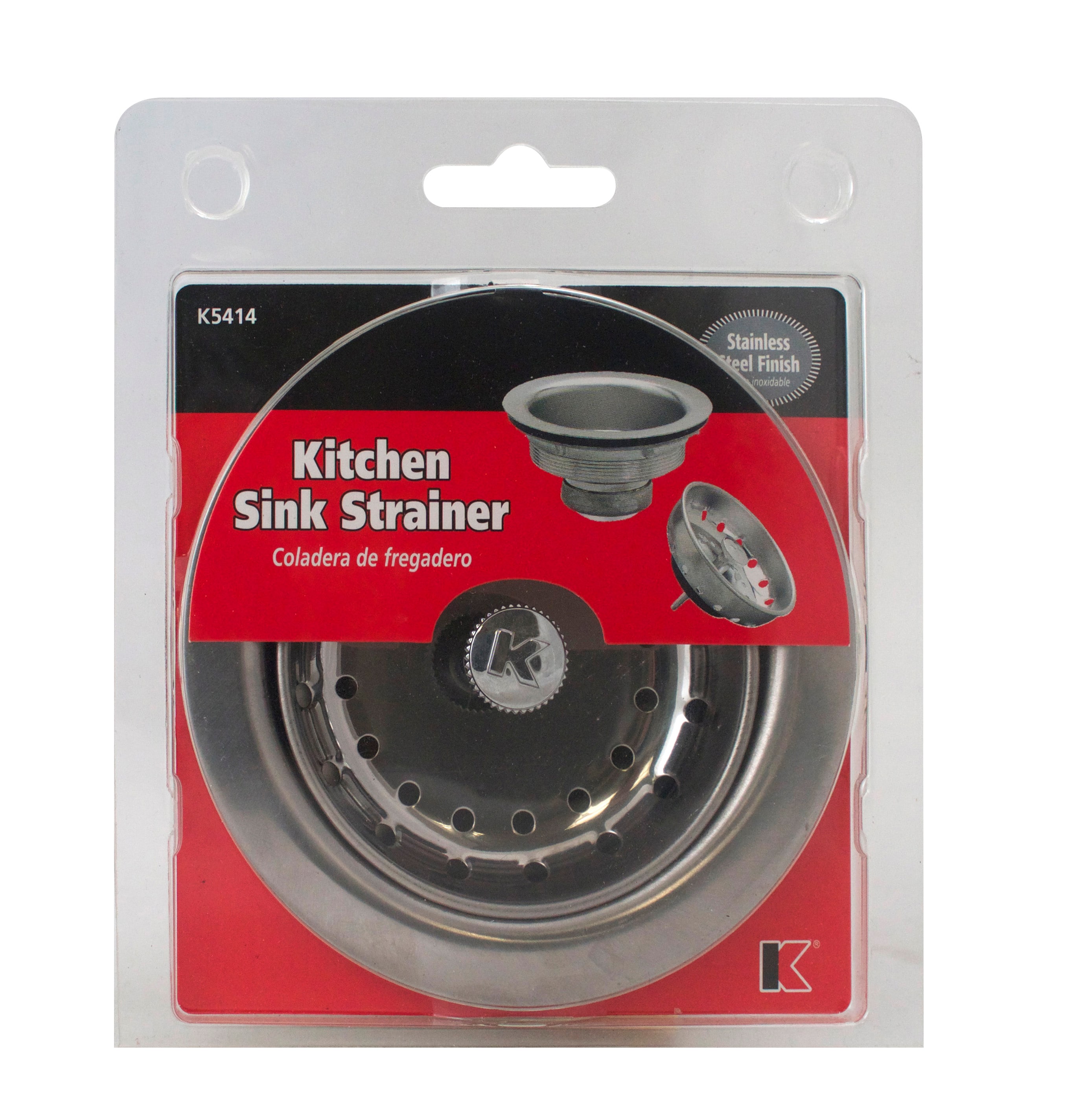 AKDY 3.5-in Stainless Steel Rust Resistant Strainer with Lock Mount Included in Chrome | KS0074