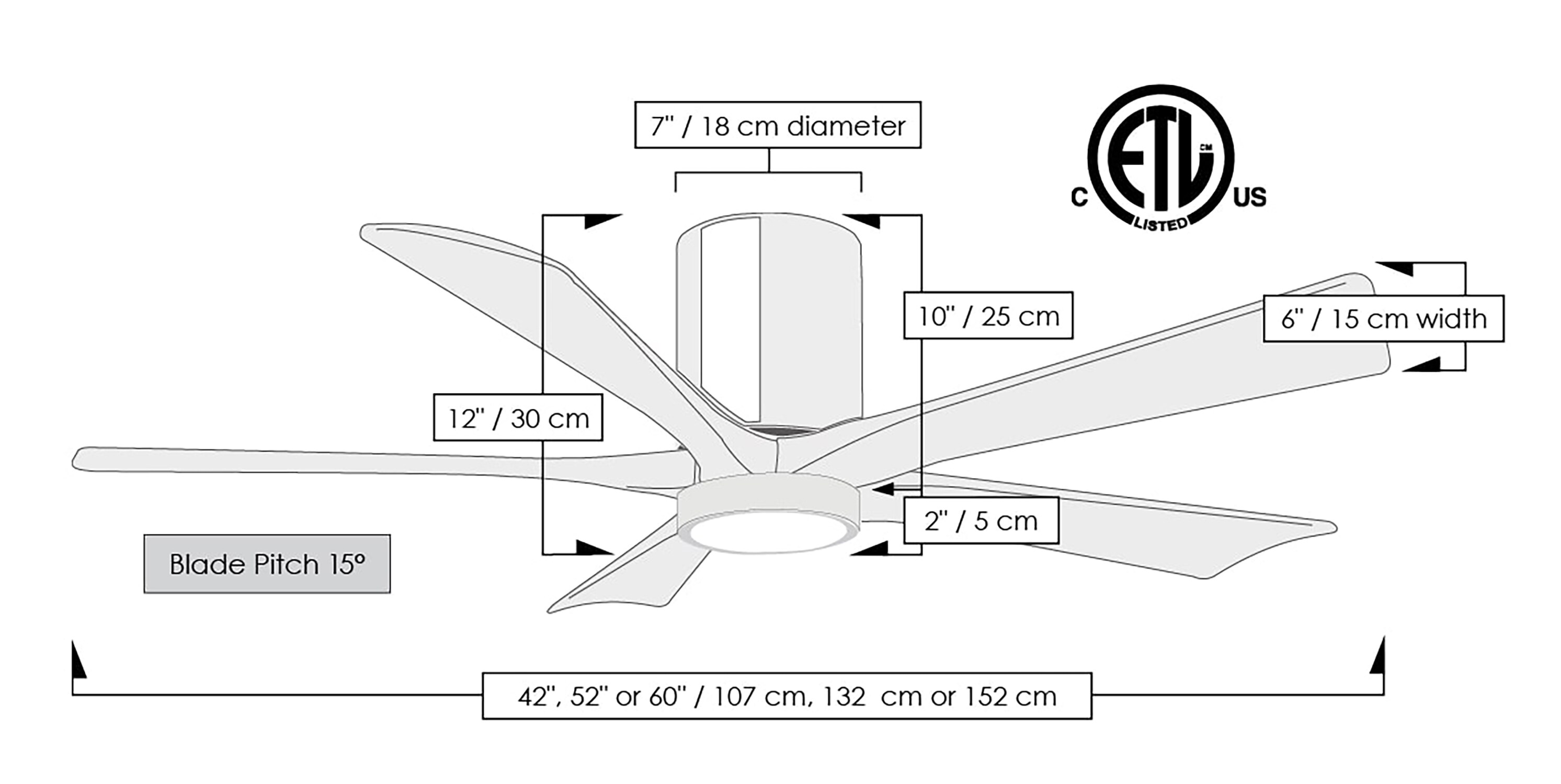 Matthews Fan Company IR5HLK-TB-BW-52 Ceiling-Fans - View #8
