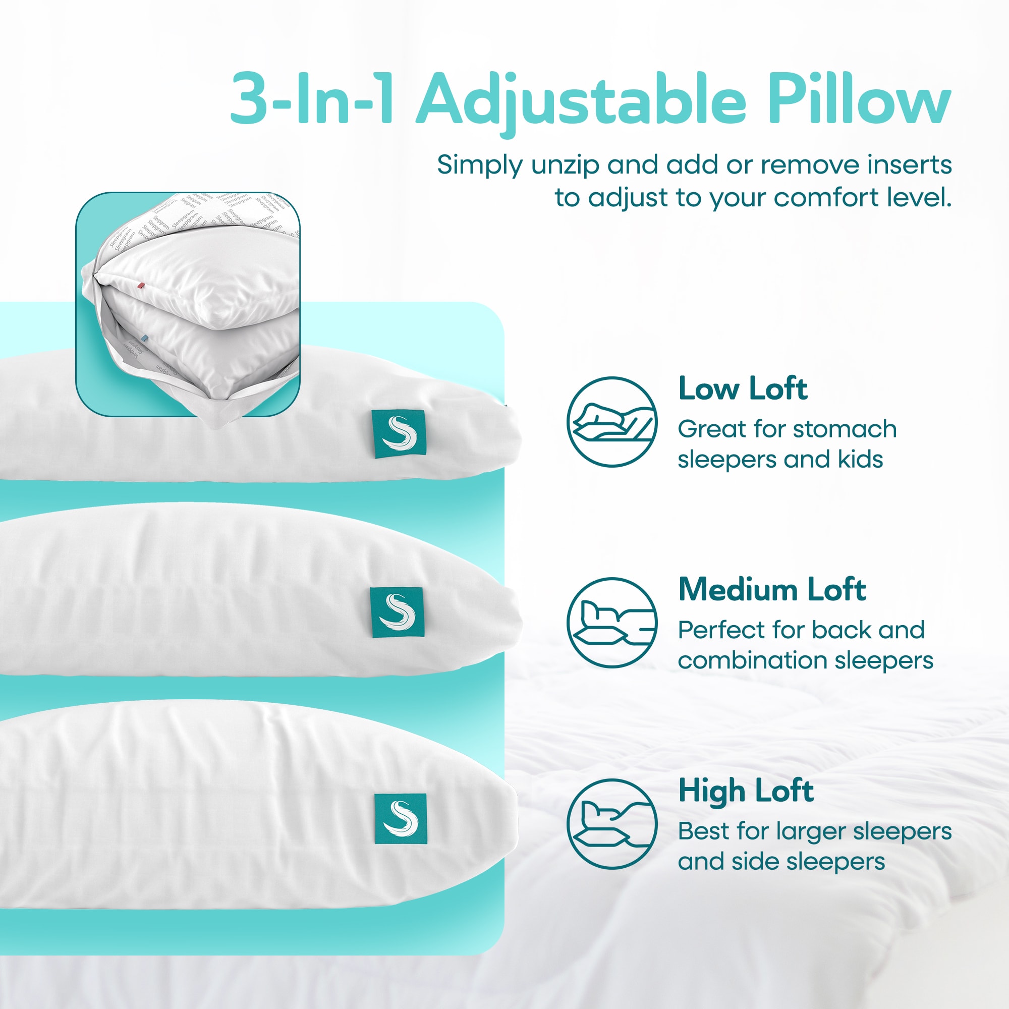 Sleepgram 298898 Orthopedic-Pillows-Cushions - View #4