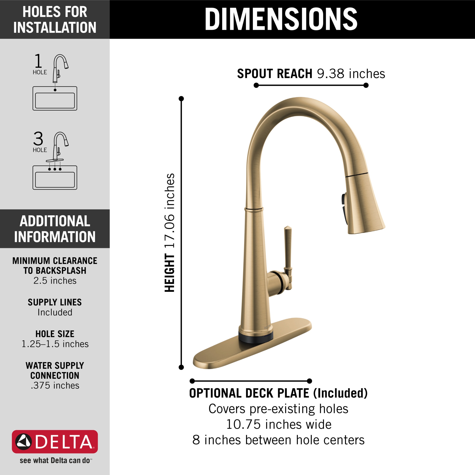 Delta 9182T-CZ-PR-DST Kitchen-Faucets - View #4