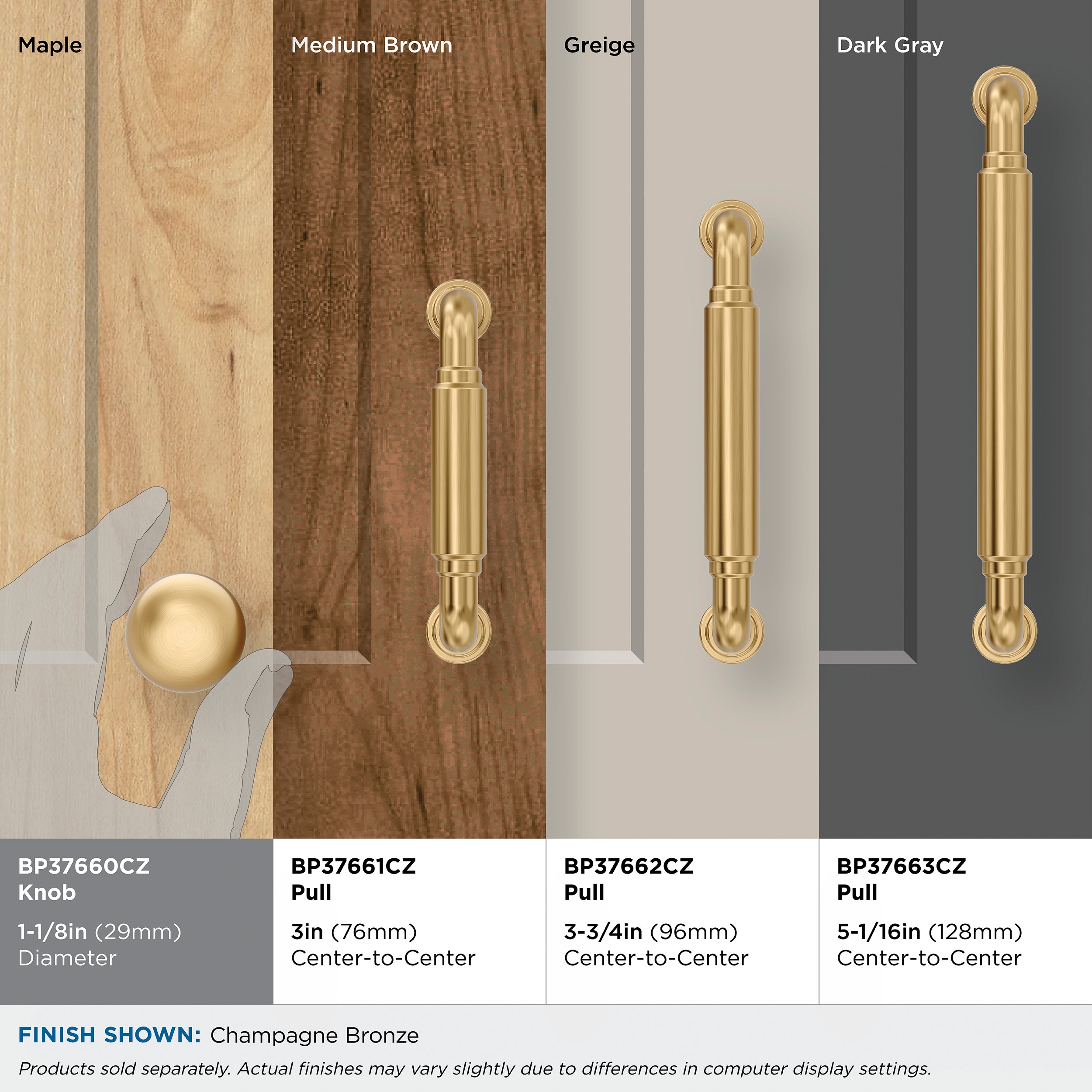 Amerock BP37660CZ Cabinet-Knobs - View #7