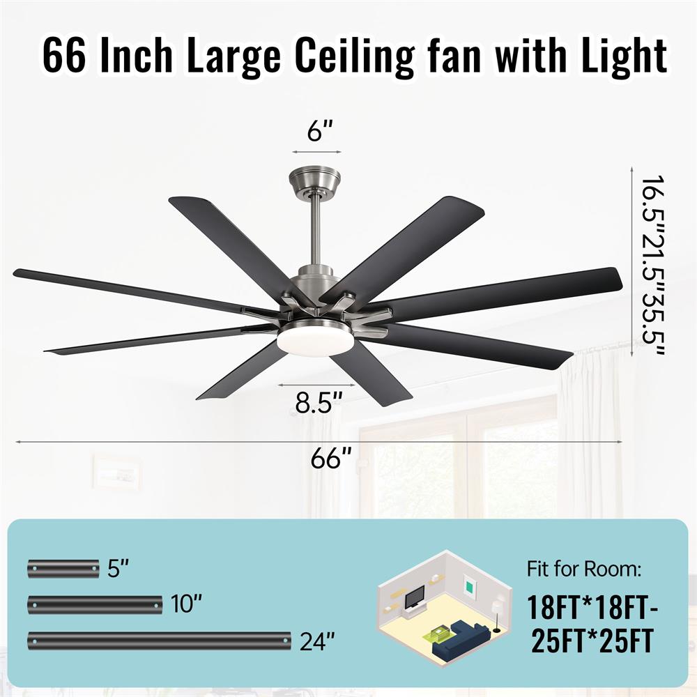 Sofucor LW-66K002SMTY-SN Ceiling-Fans - View #9