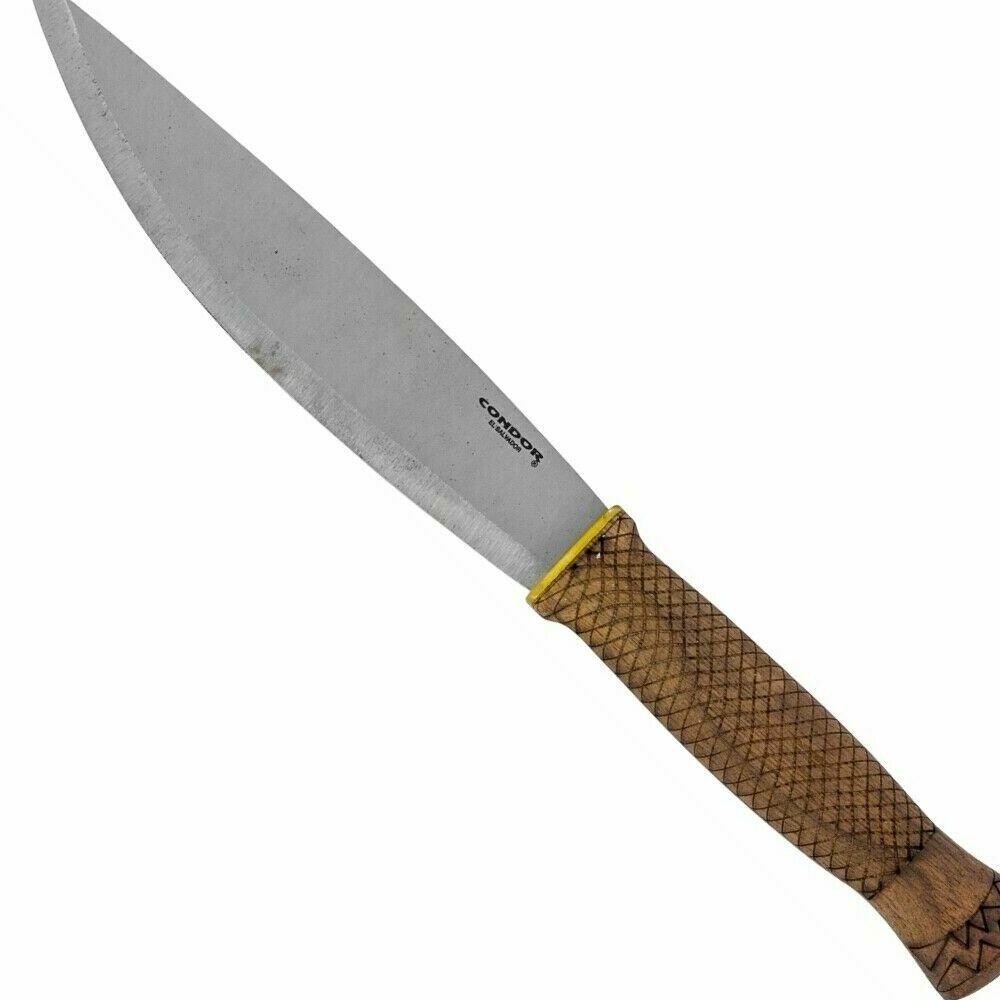  PROCT9113 Condor Imacasa Tool CON-63848 2019 8.01 in. Primitive Bush Lite Knife with Hand Crafted Welted Leather Sheath
