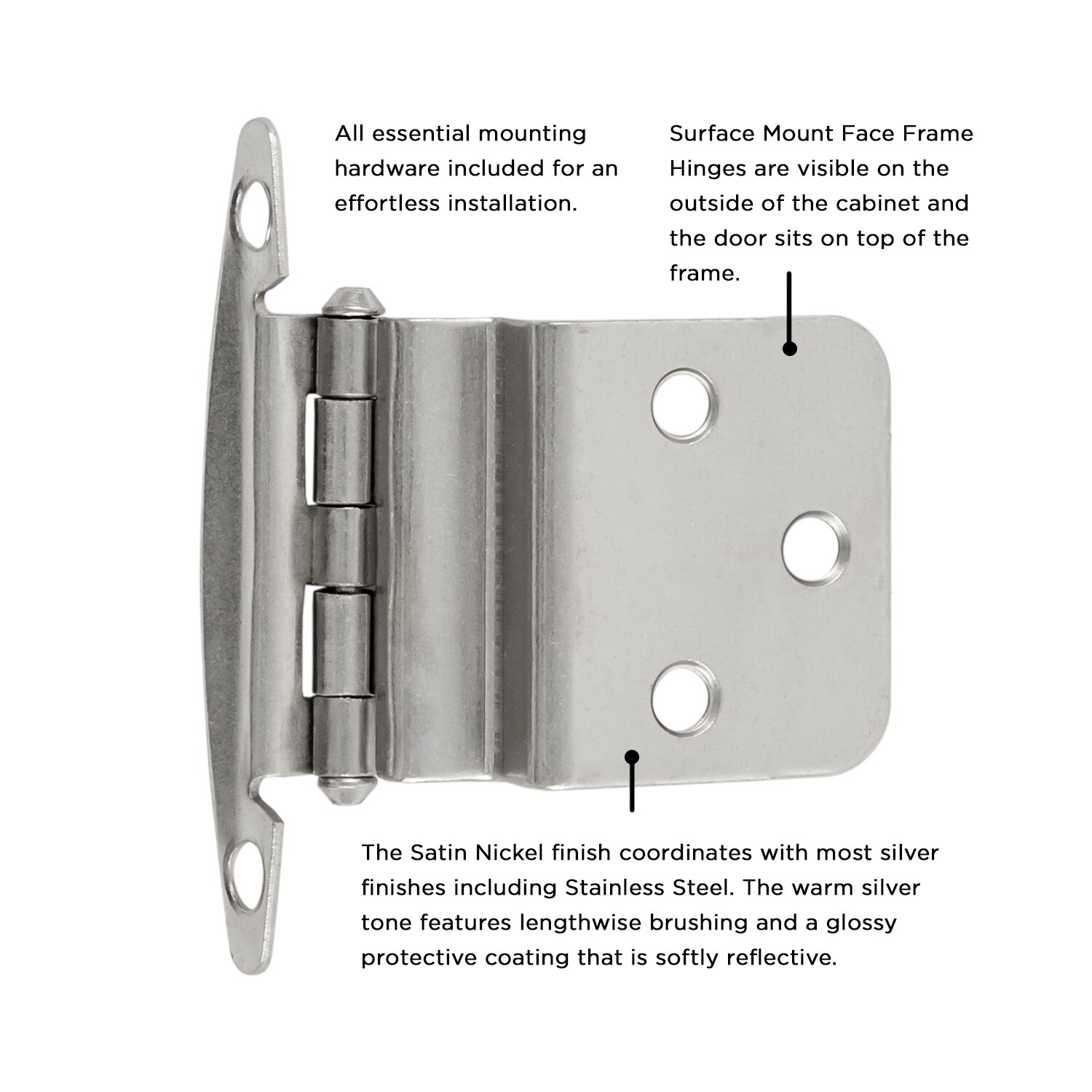 CABINET HARDWARE FINISHES - THE SILVER TONES 
