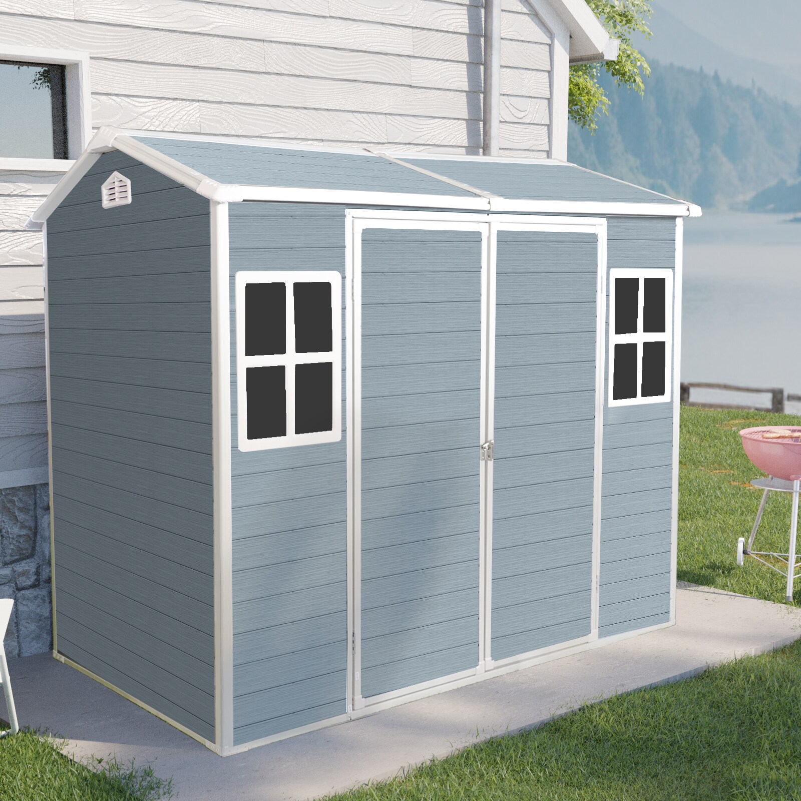 Mondawe MD-TP16AAE Vinyl-Resin-Storage-Buildings - View #3