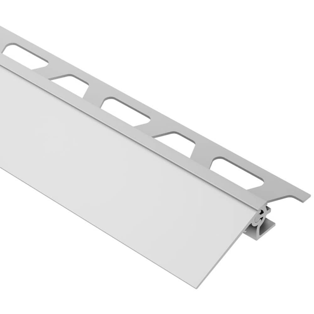 Schluter Systems AEVT200B30 Reno-V 0.75-in W x 98.5-in L Satin anodized aluminum Aluminum Reducer Tile Edge Trim