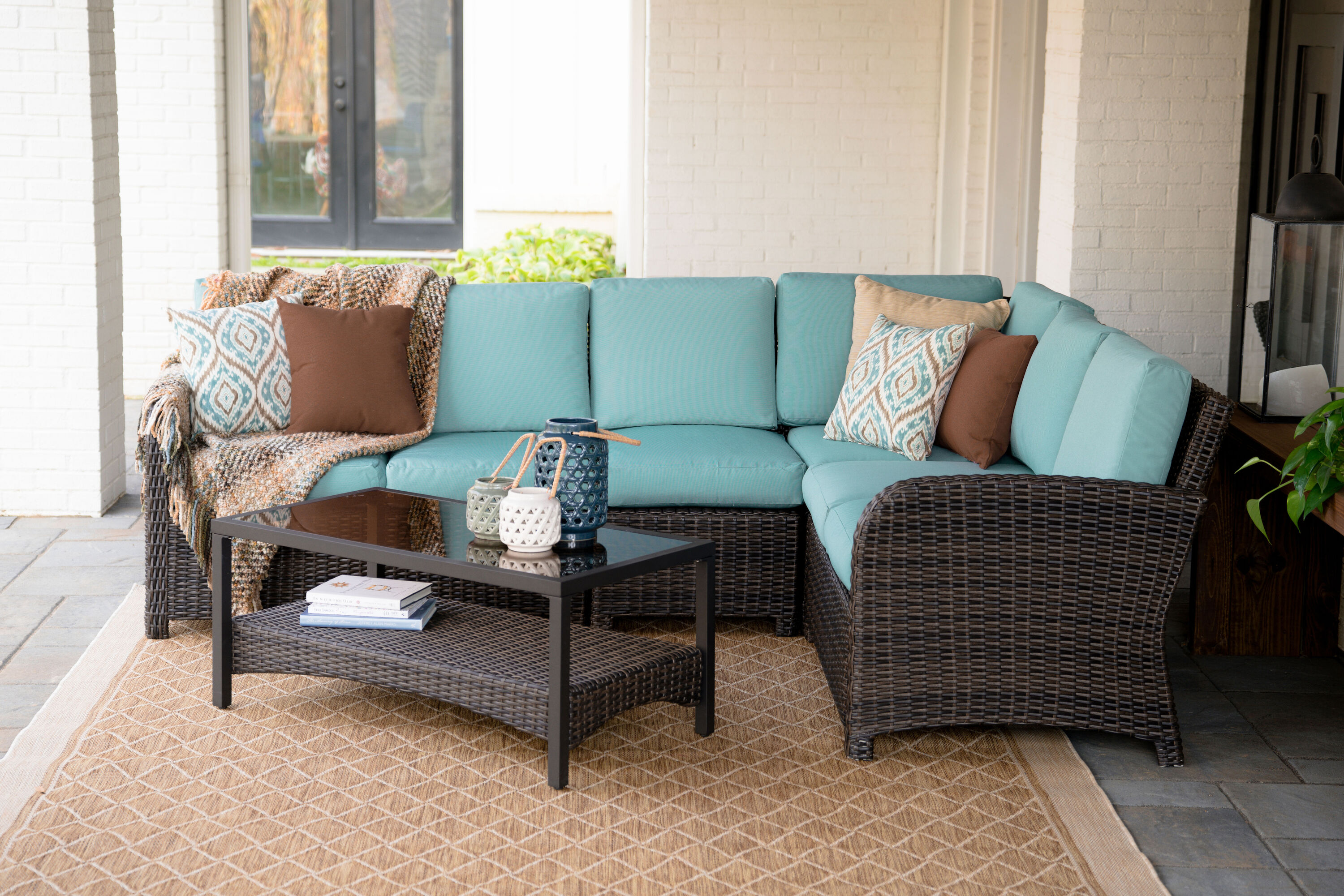 Leisure Made 779665-BLU Patio-Sofas-Daybeds - View #4