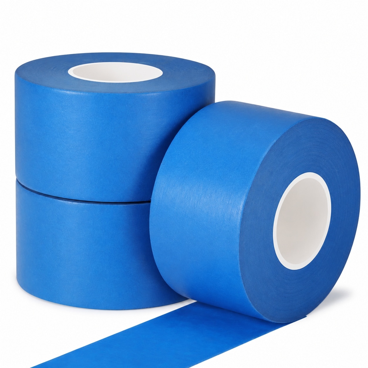 KIWDZFU  Blue Painters Tape 1.89In by 55Yd 3 Rolls Washi Paper Tape for Wall Masking Edge Treatment and DIY Crafts durable home and garden