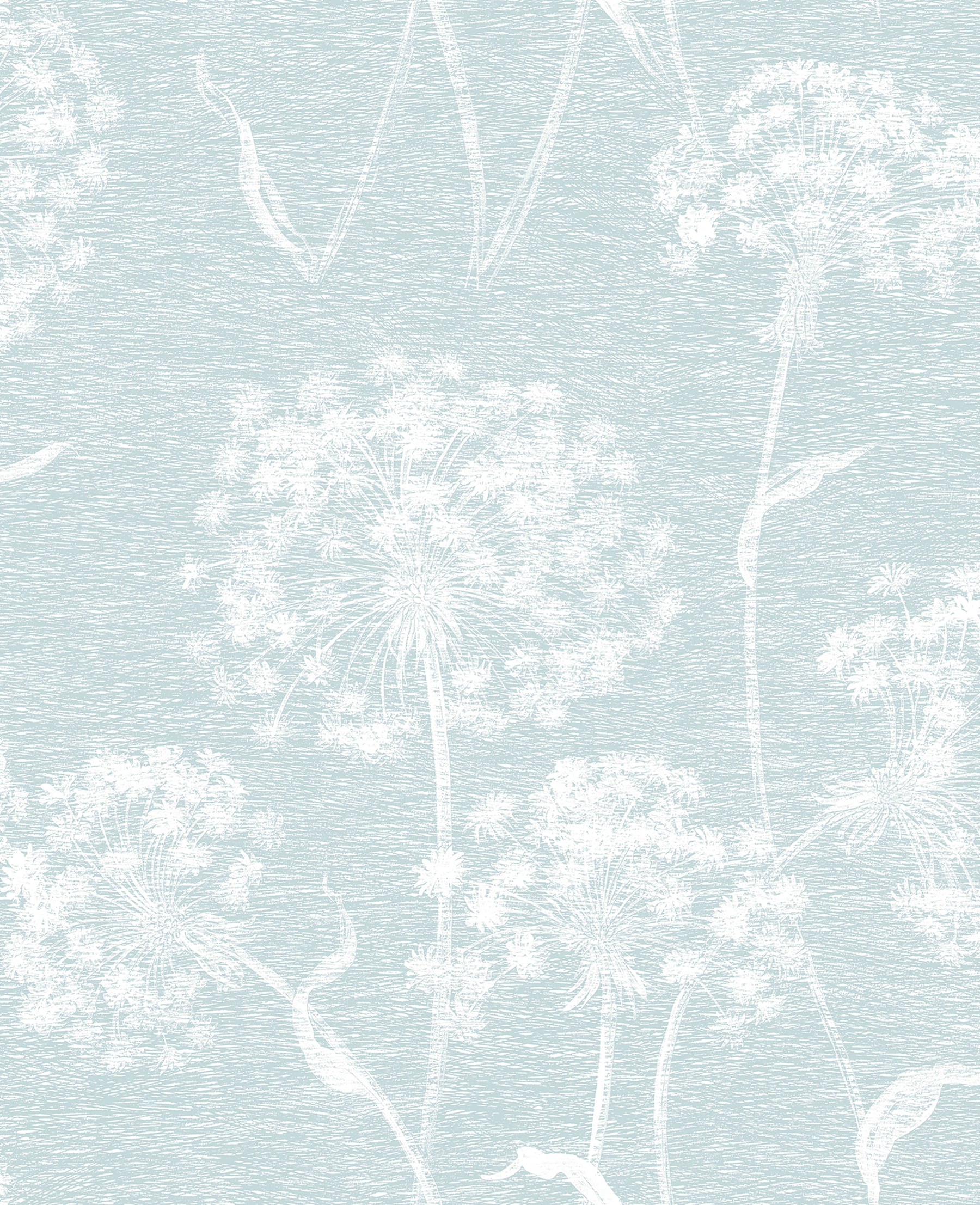 Advantage 2814-24576 Bath 56.4-Sq. Feet Light Blue Non-woven Ivy/Vines Unpasted Wallpaper