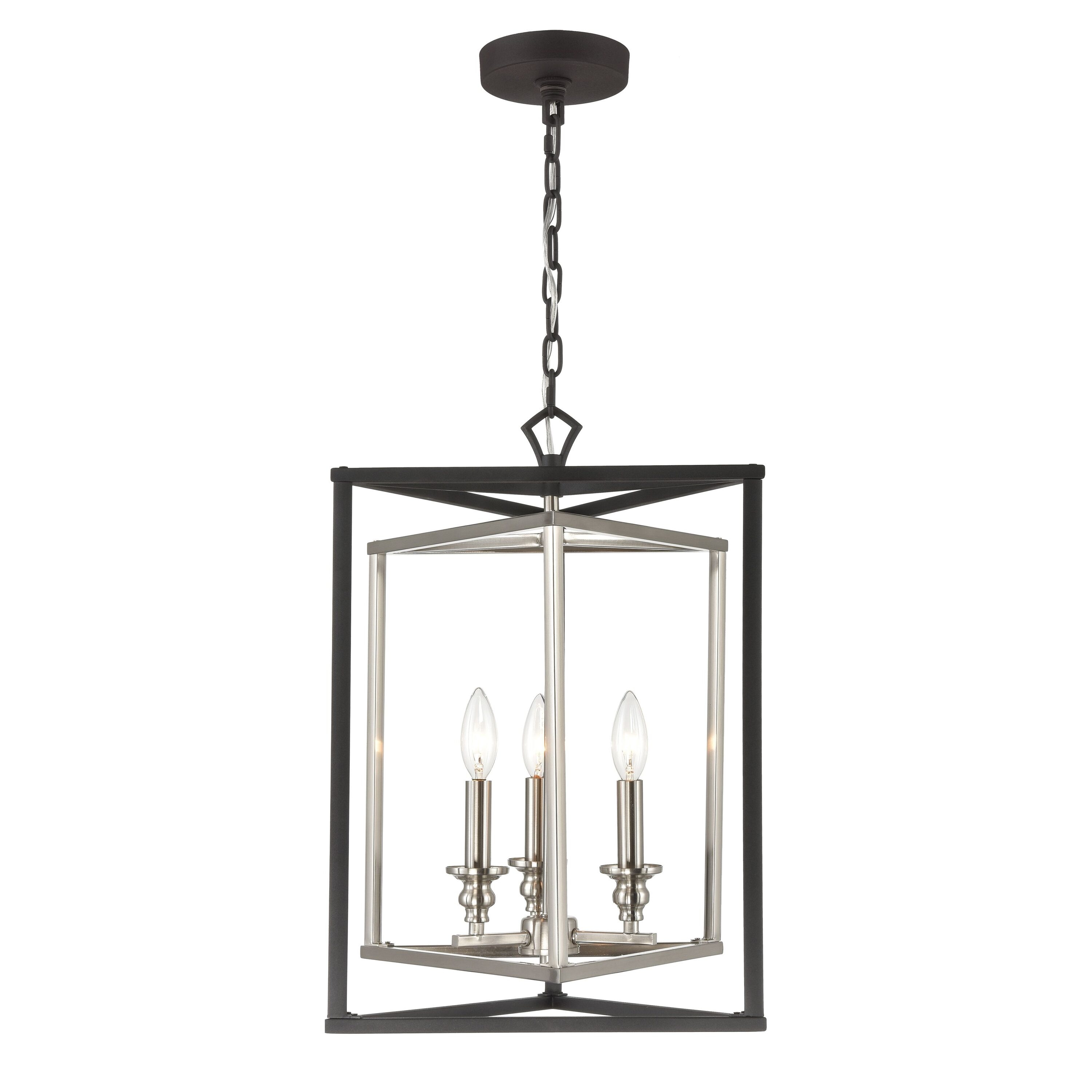 Westmore by ELK Lighting LW-20240605195 Hosta 3 -Light Charcoal Modern/contemporary Geometric Hanging Pendant light