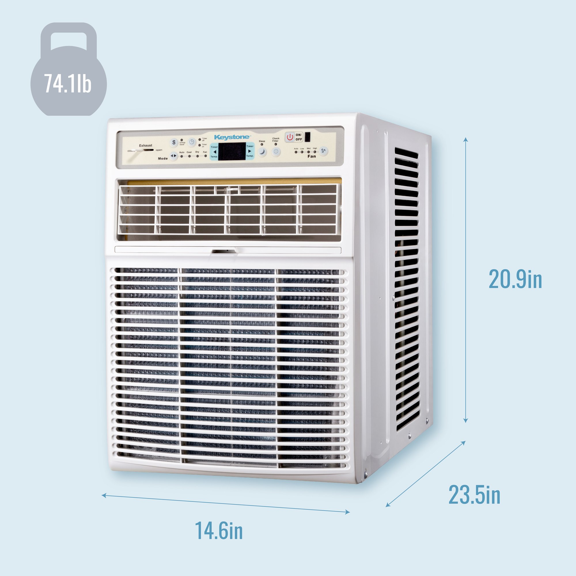 Keystone KSTSW10B Window-Air-Conditioners - View #3
