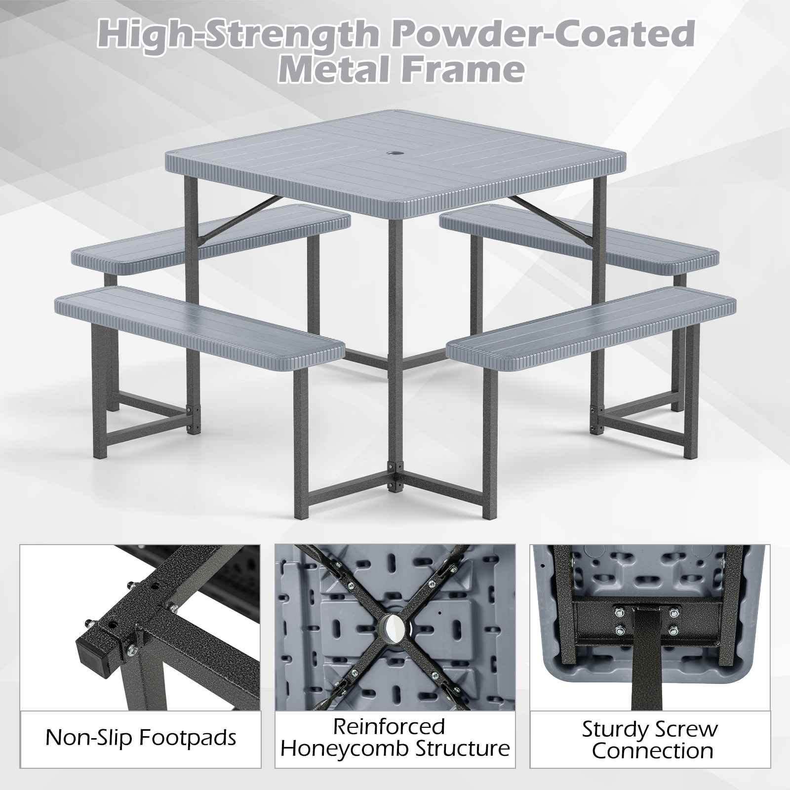  OD06GRNP121 Picnic-Tables - View #2