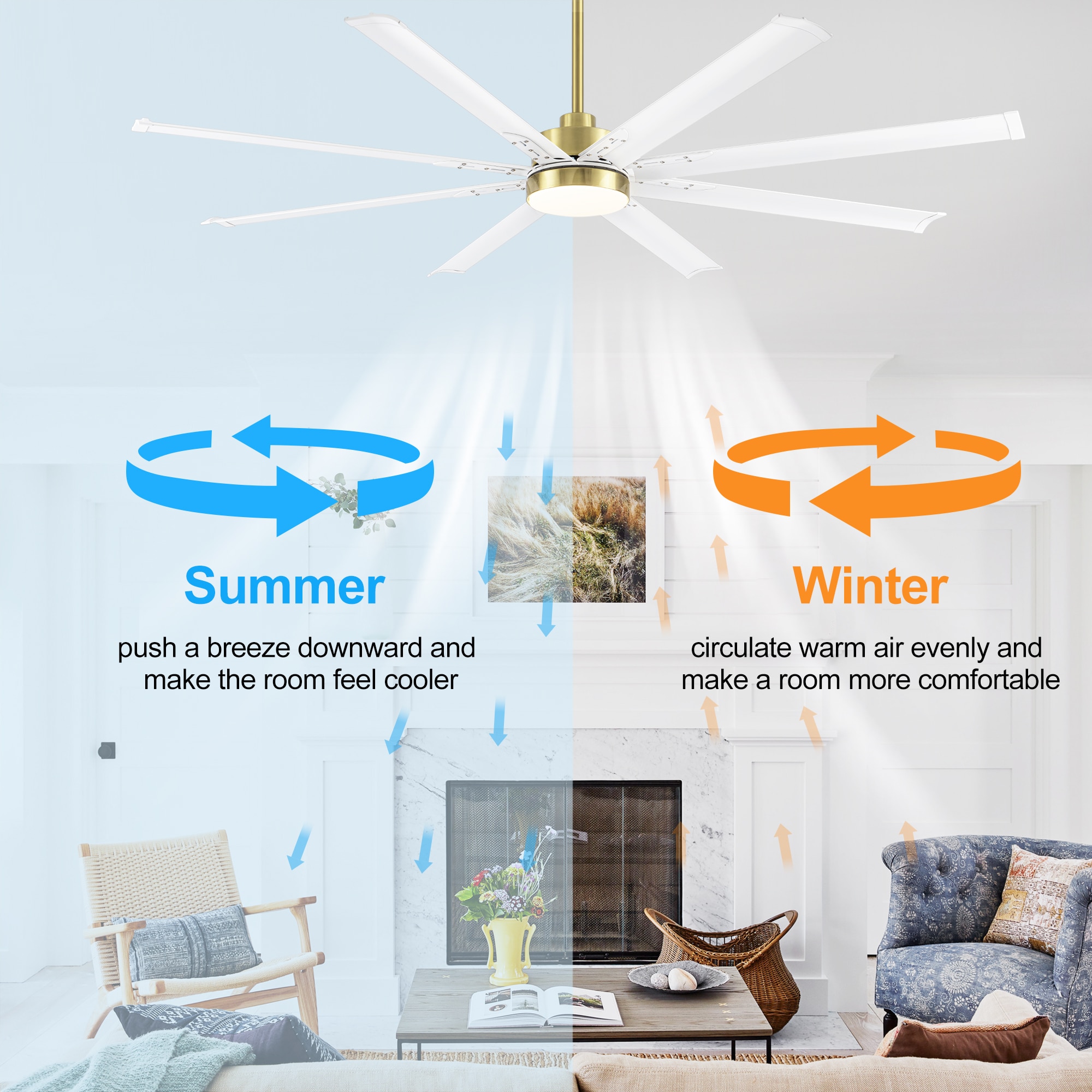Breezary 27023-CT Ceiling-Fans - View #6