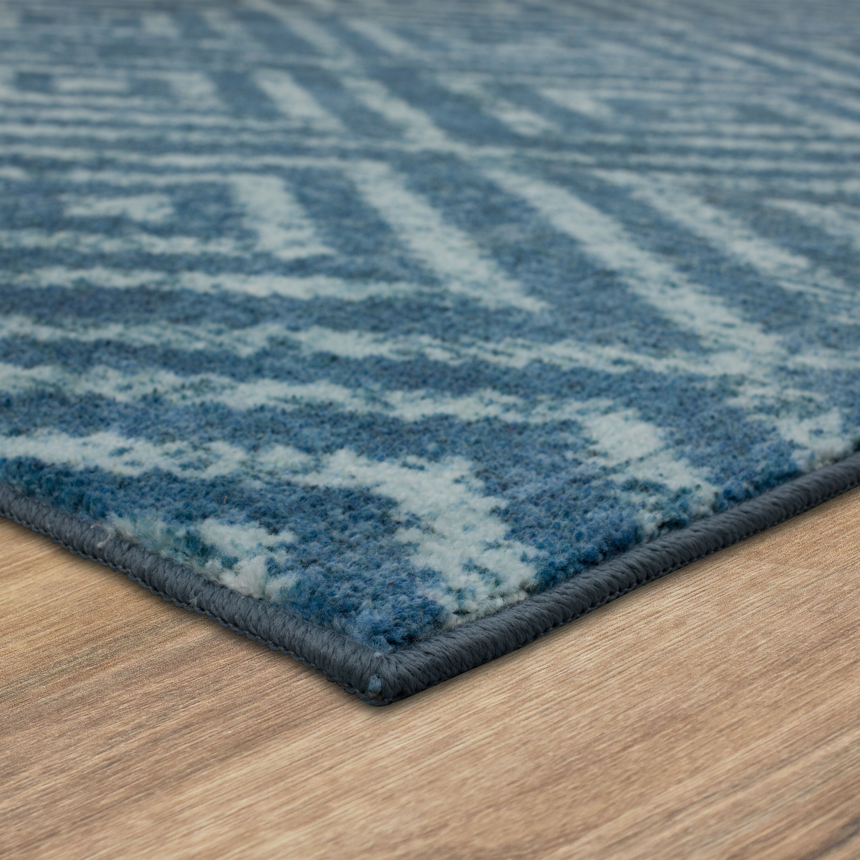 Mohawk New Regency Bath Rug Diamond Blue