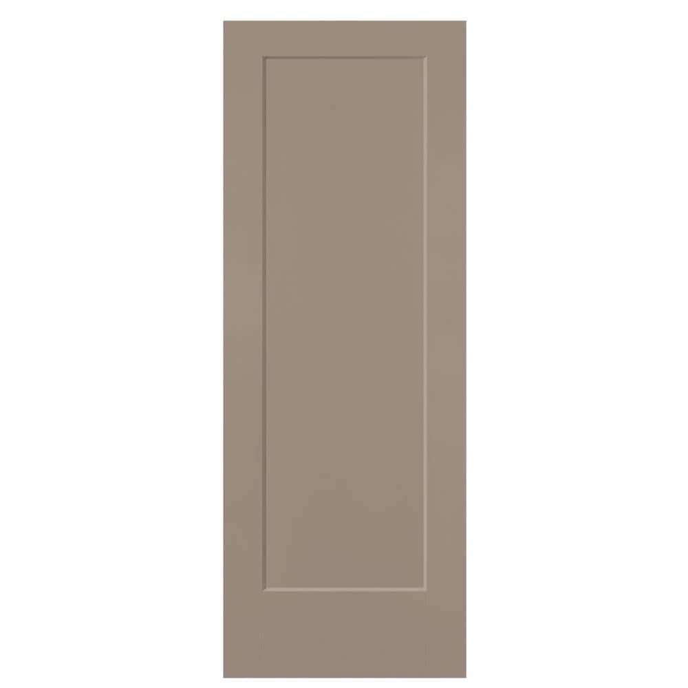 Masonite 826340 Lincoln Park 30-in x 80-in Sand Piper 1-panel square Smooth Hollow core Prefinished Molded composite Slab Door