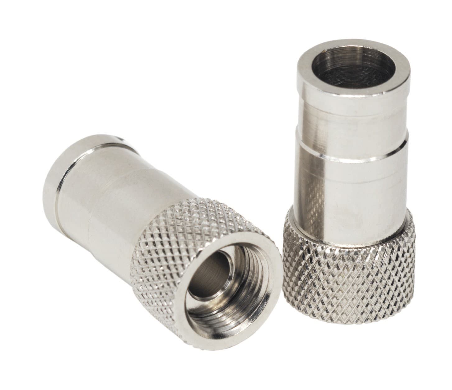 IDEAL 4-Pack Brass Push-on F-connector in the Video Connectors department  at