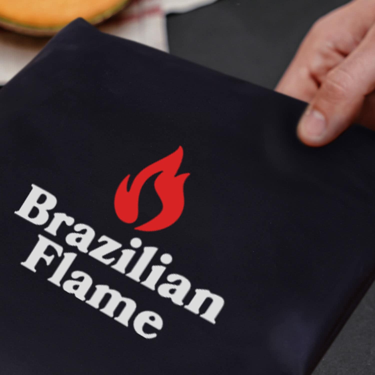 Black PVC Coated Polyester Grill Cover with Drawstring