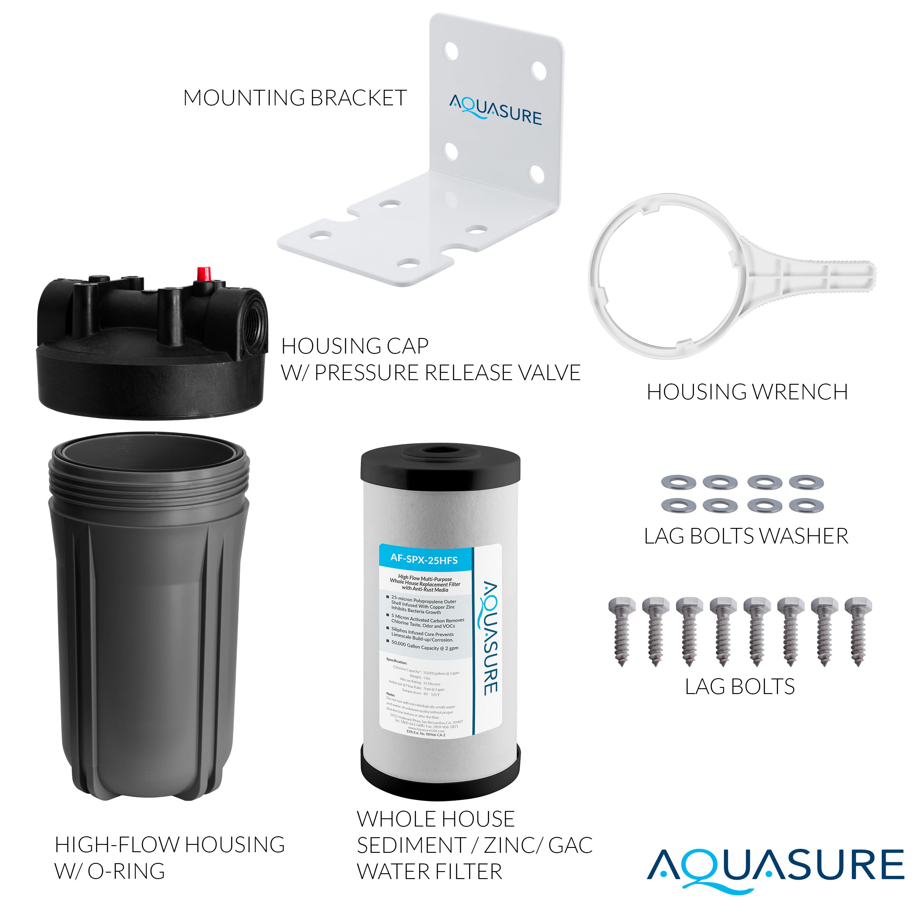 Aquasure 8 GPM UV-C Water Sterilizer System with Siliphos Pre-Filter