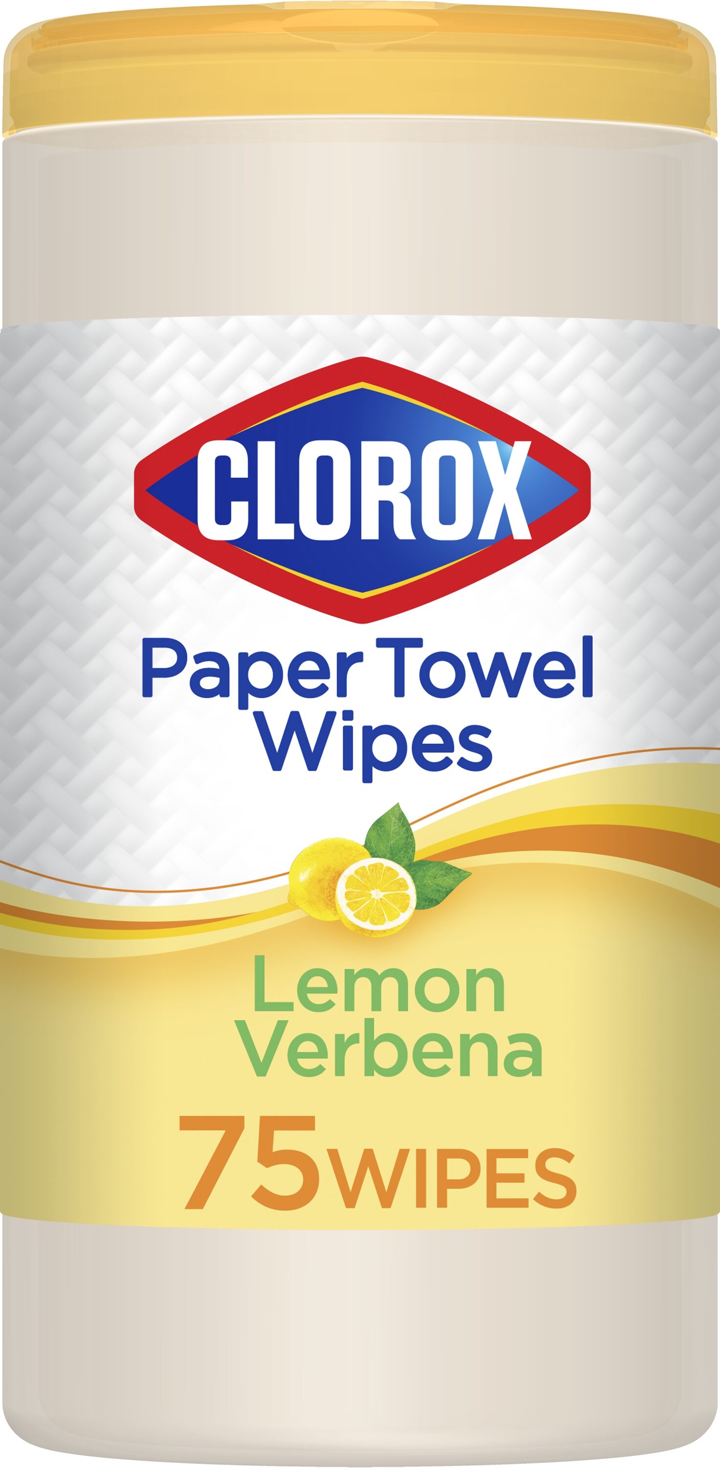 Clorox Compostable Cleaning Wipes - All Purpose Wipes - Simply Lemon, 75 Count (Pack of 3), White