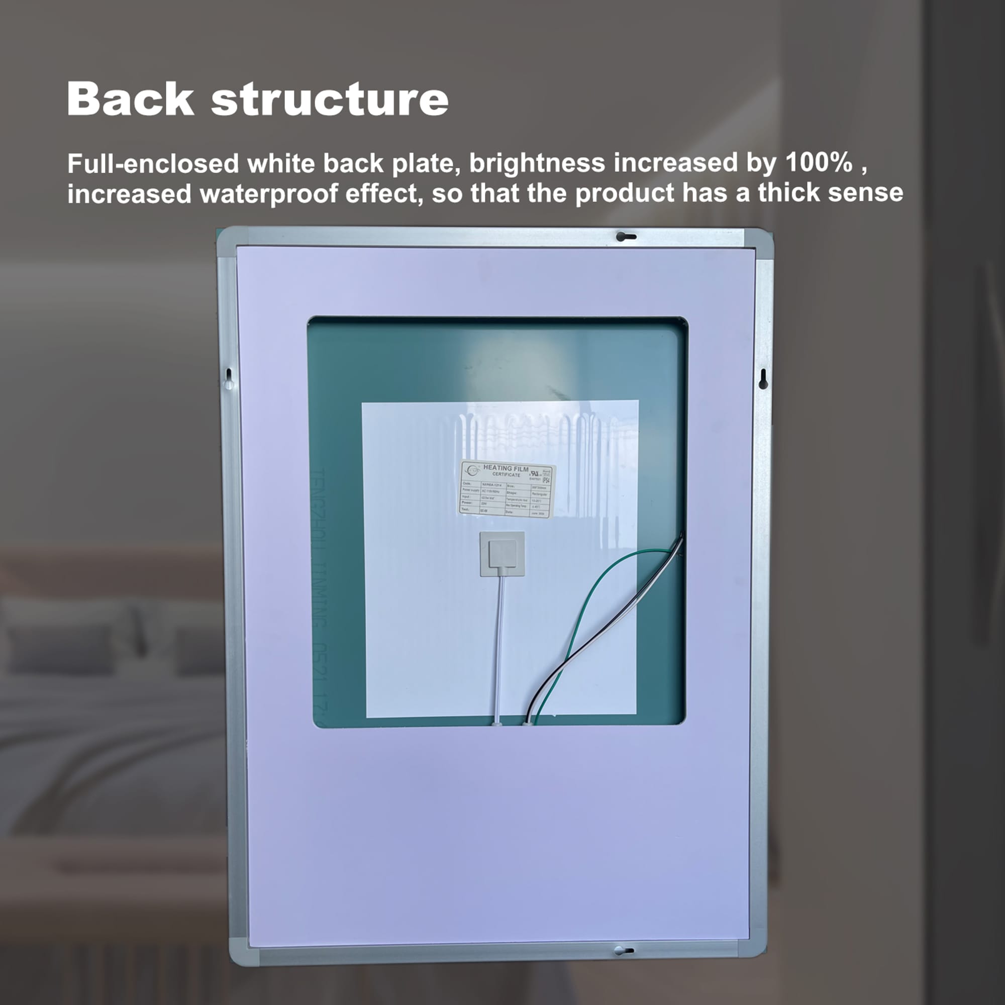 Bybafun YD5100012 Framed-Bath-Mirrors - View #10