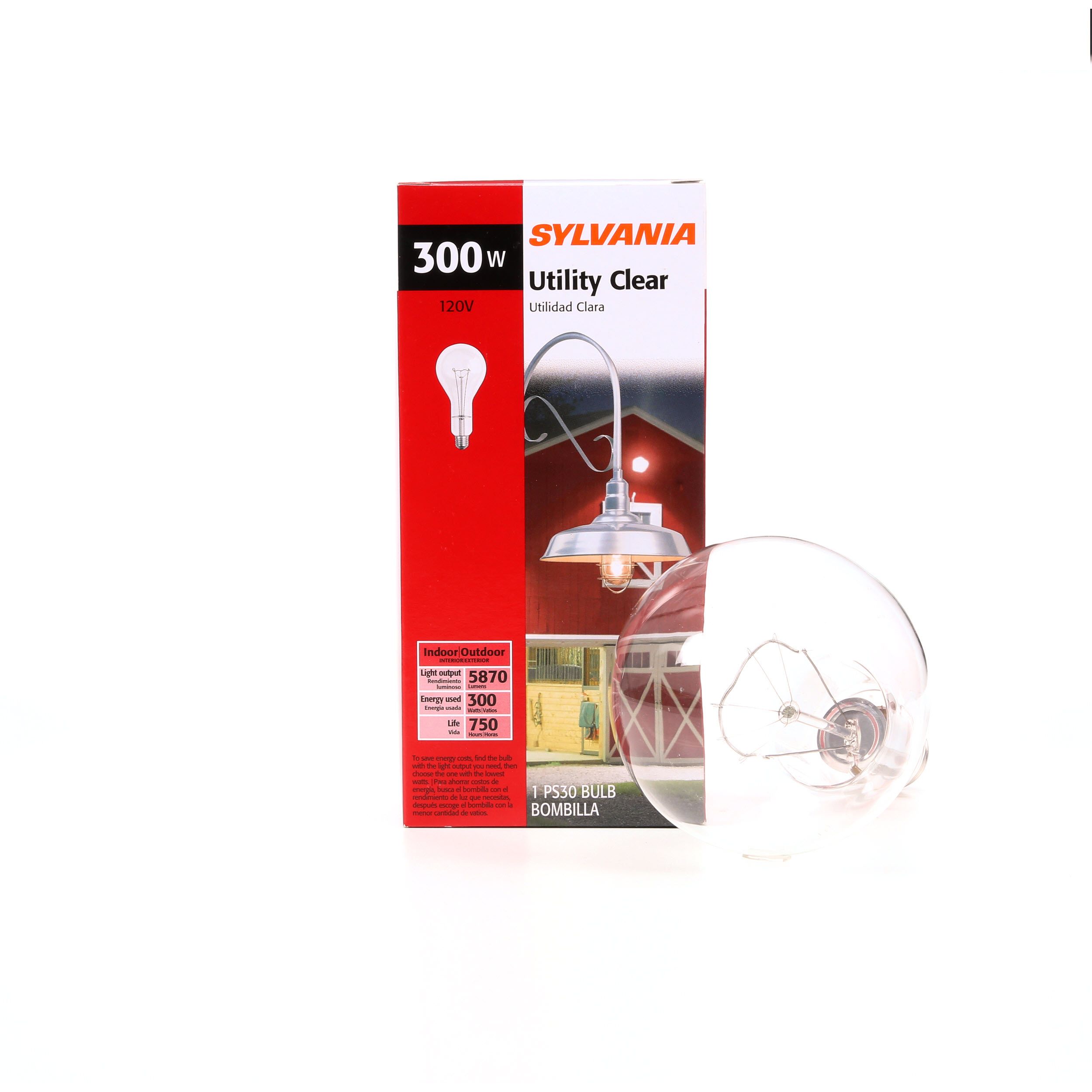 sylvania 300 watt light bulb