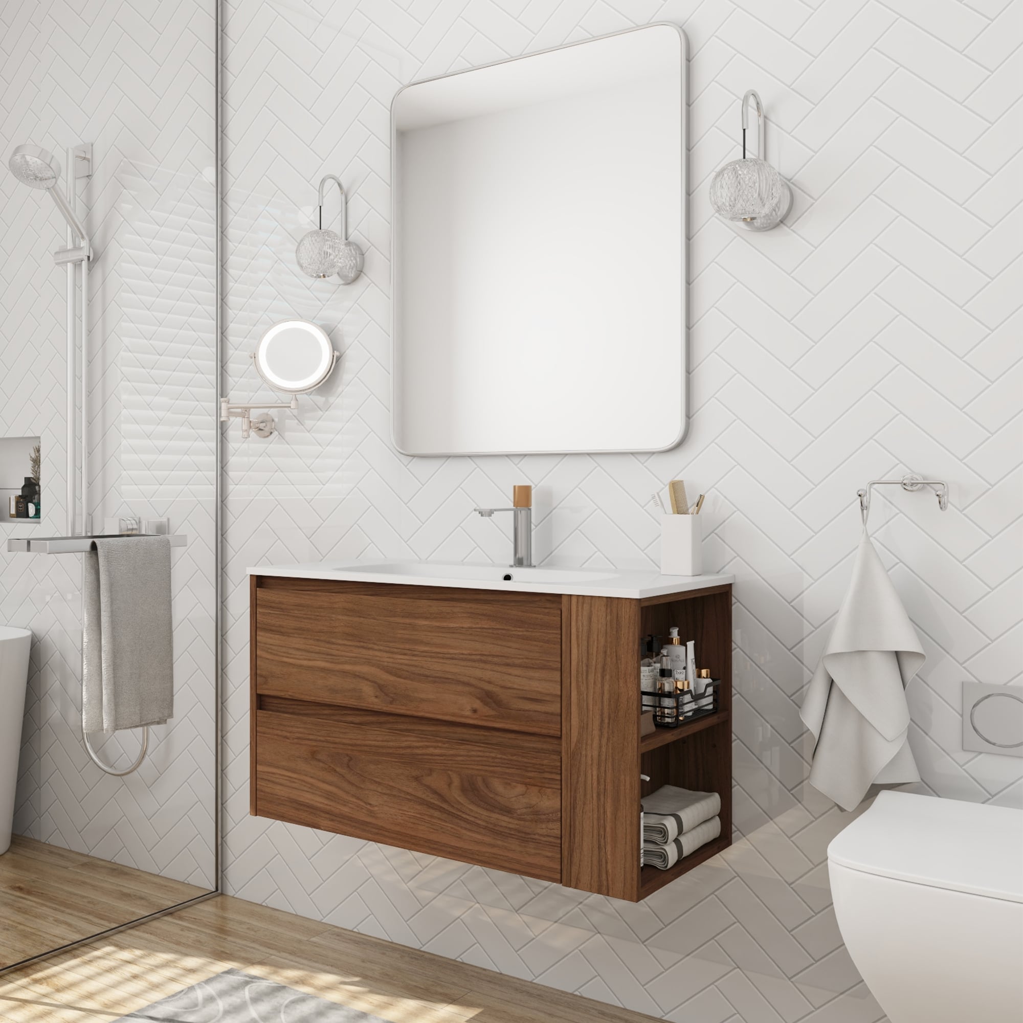 Forclover QNM-0430-WSG Bath-Vanity-Combo - View #2