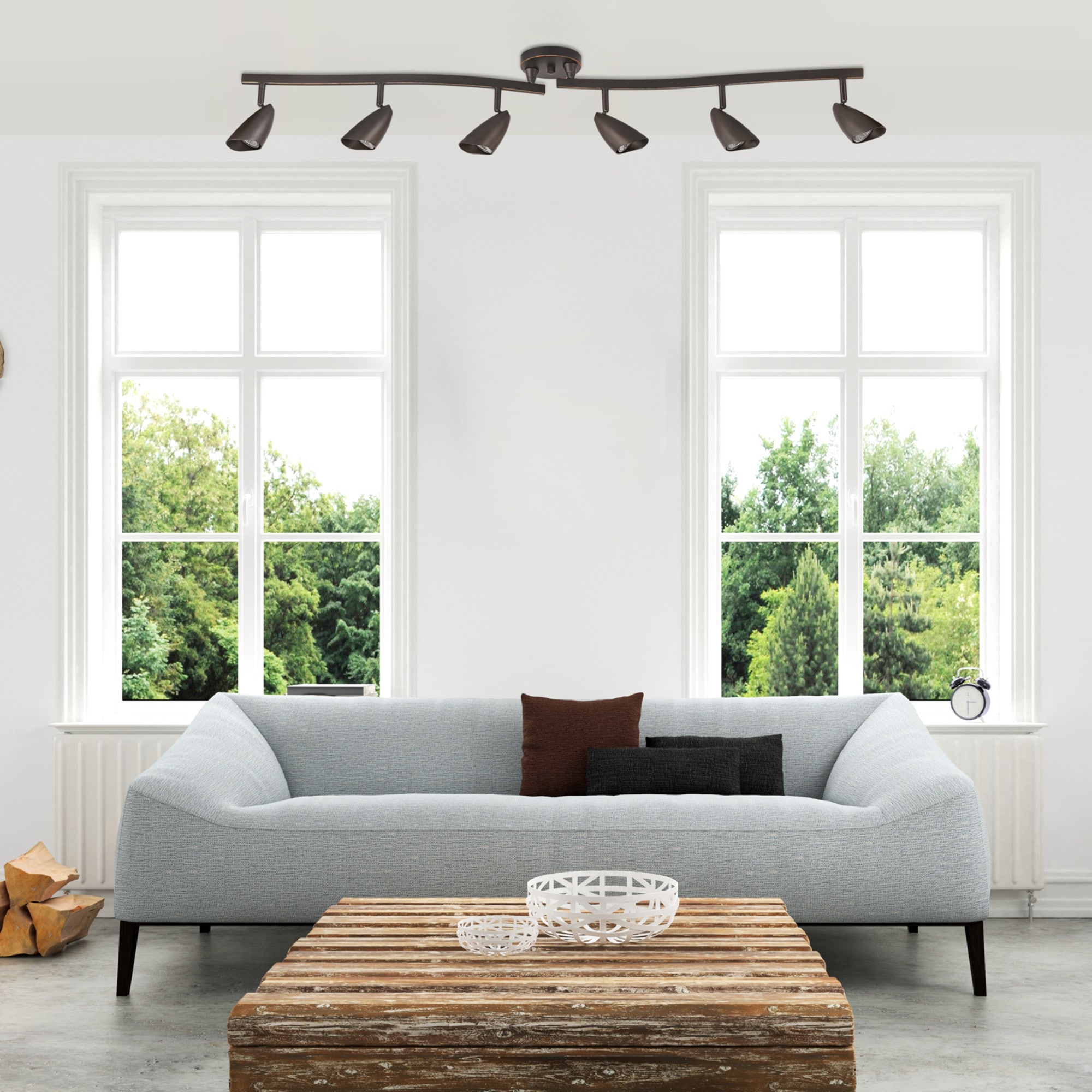 Rustic track lighting on sale pendants